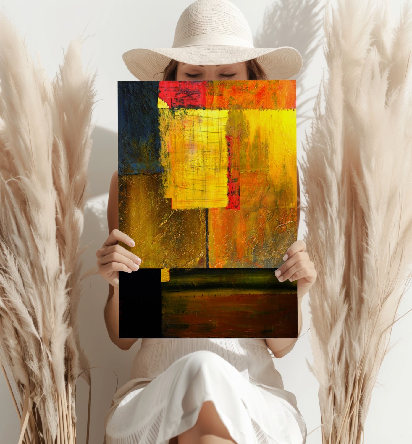 Abstract Aluminum Print.