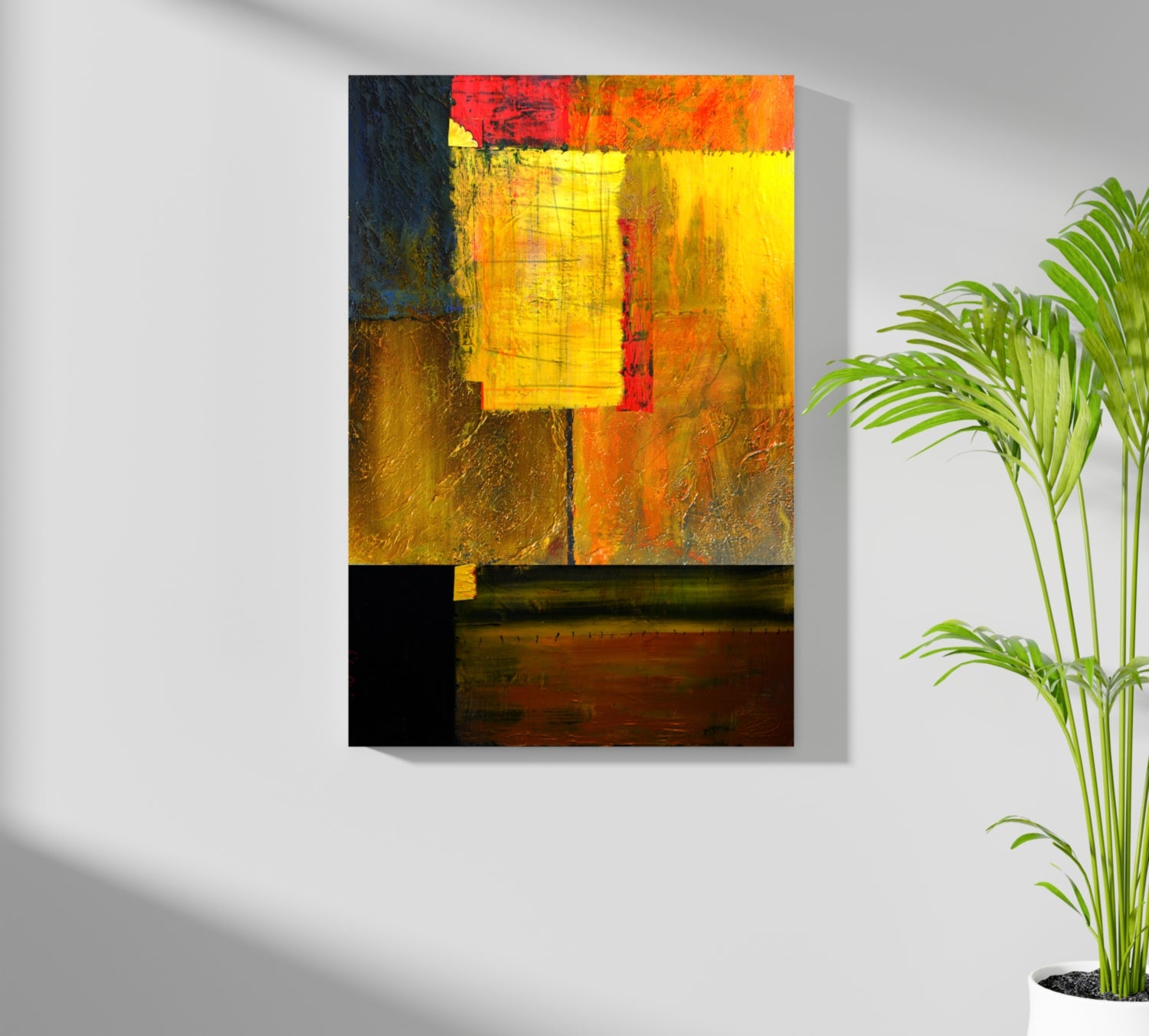 Abstract Aluminum Print.