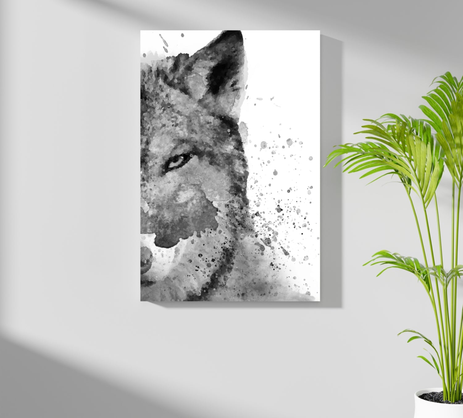 Wolf Aluminum Print.