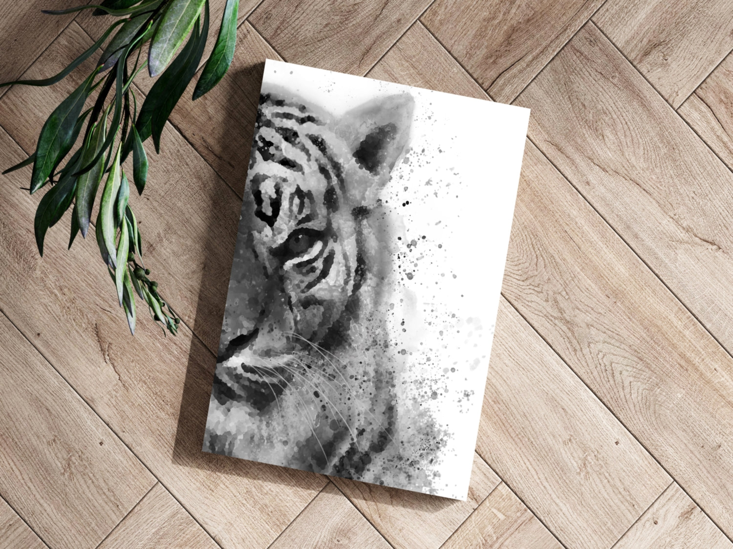 Tiger Aluminum Print.