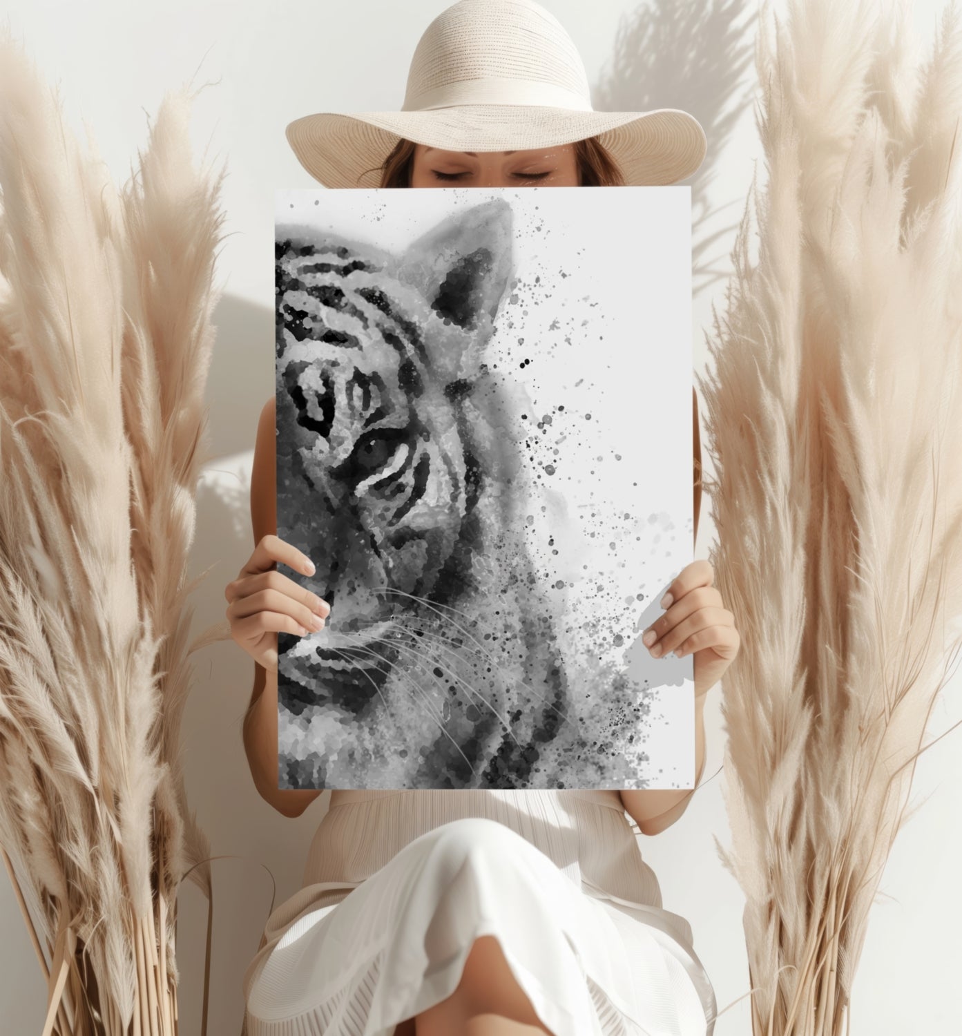 Tiger Aluminum Print.