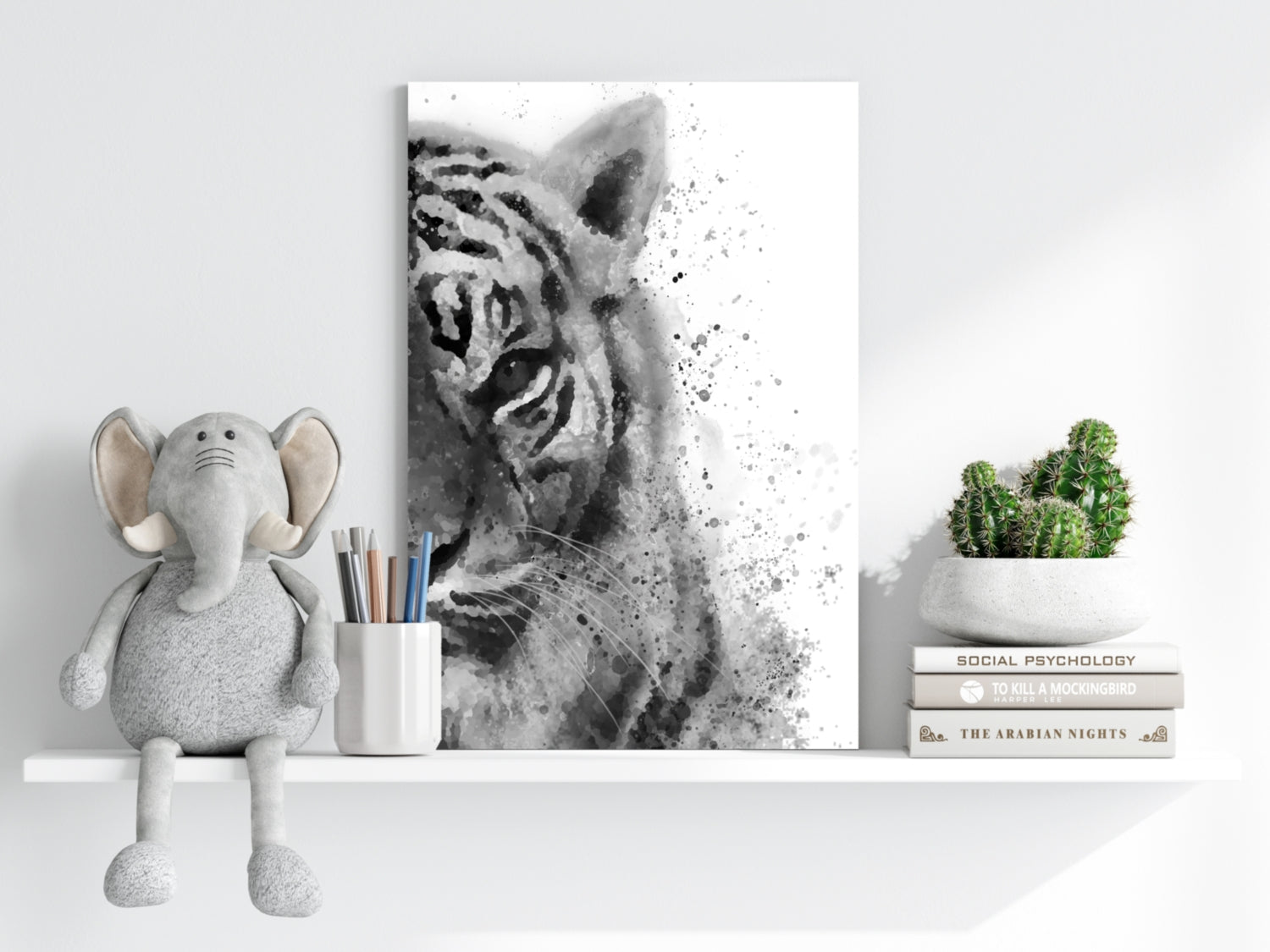 Tiger Aluminum Print.