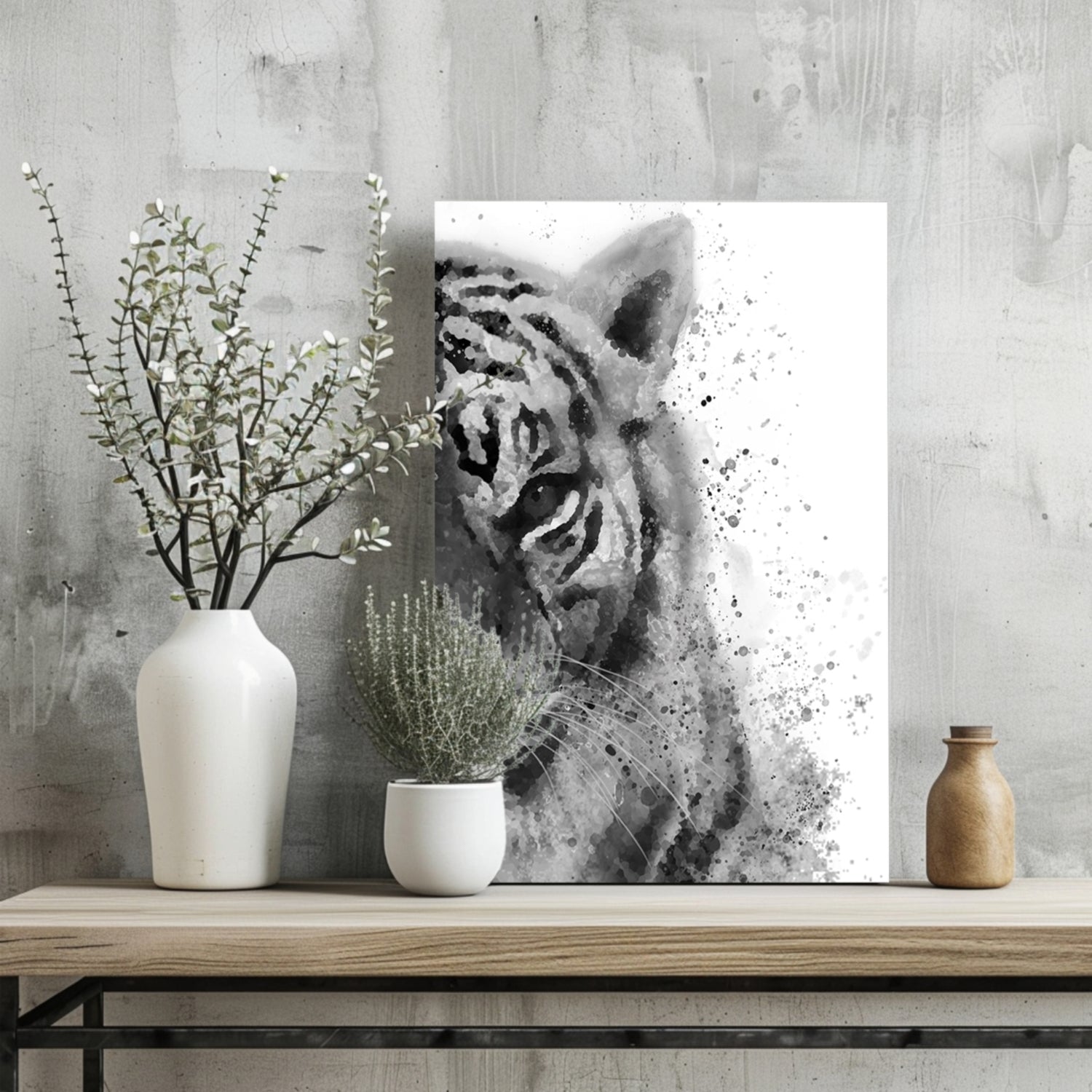 Tiger Aluminum Print.