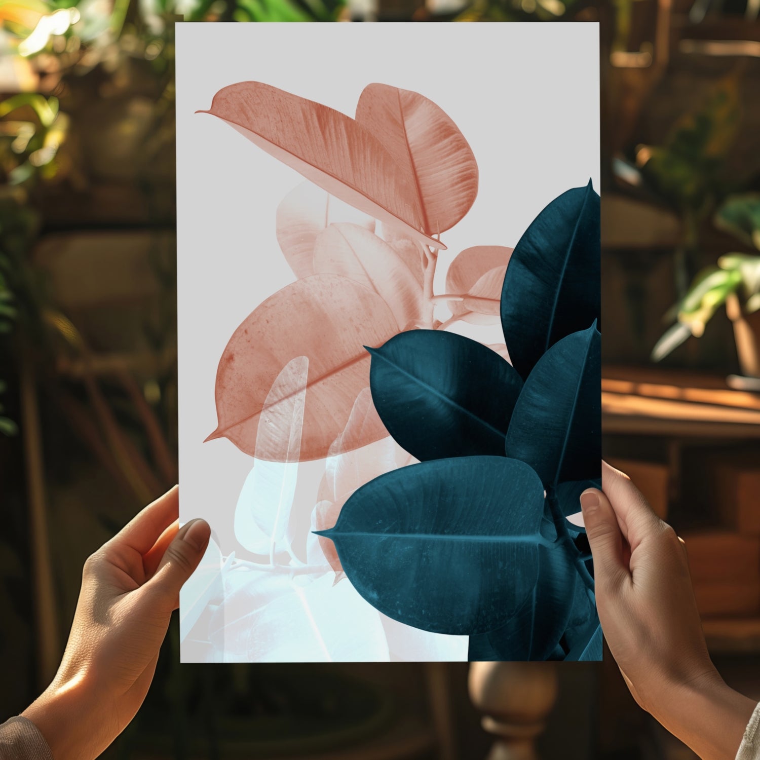 Leaves Aluminum Print.