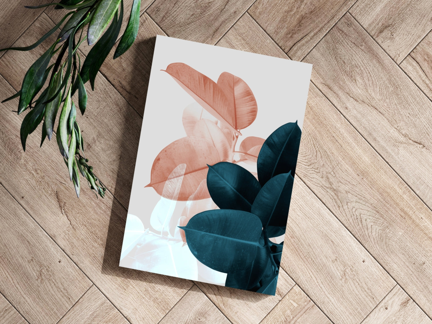 Leaves Aluminum Print.