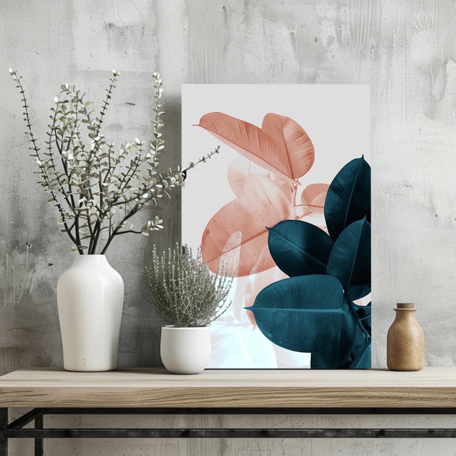 Leaves Aluminum Print.