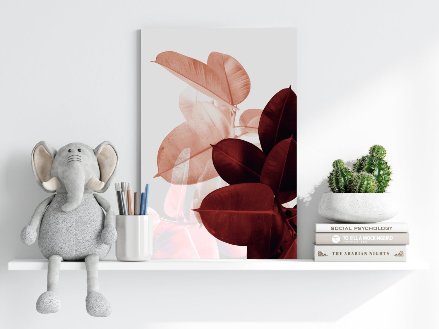 Leaves Aluminum Print.