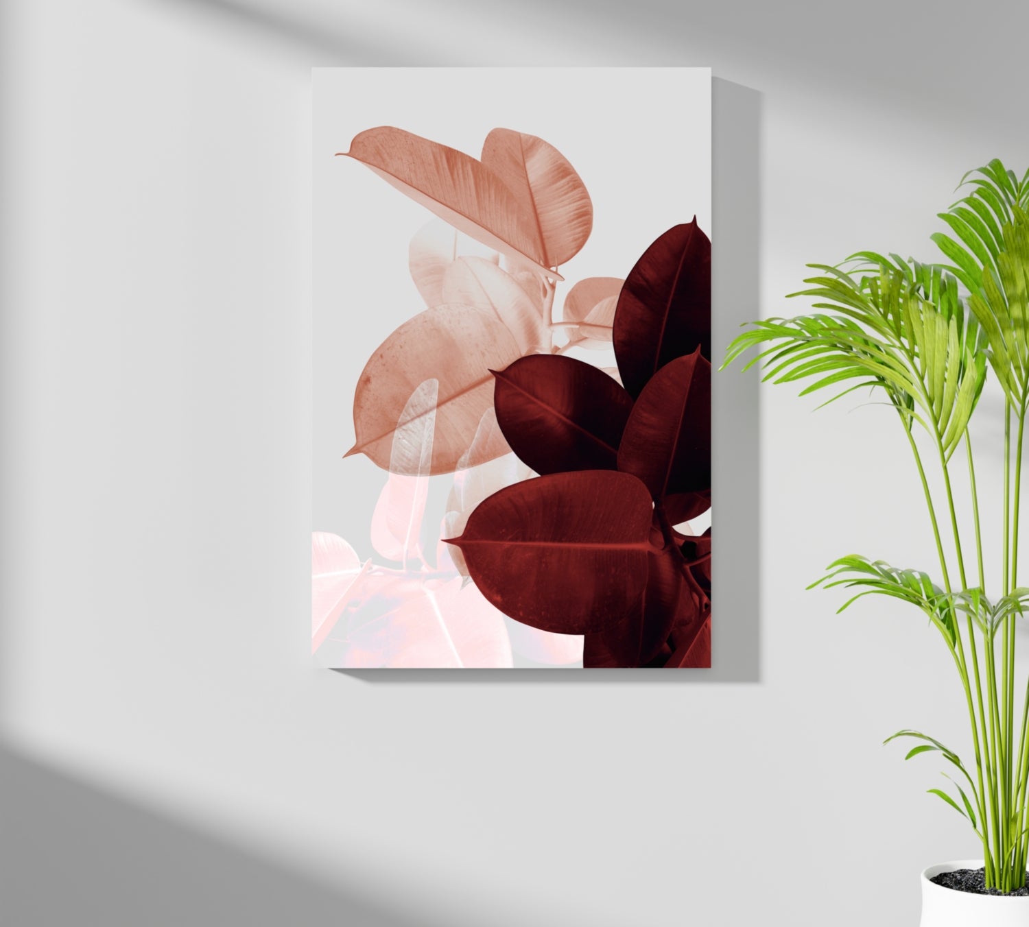 Leaves Aluminum Print.