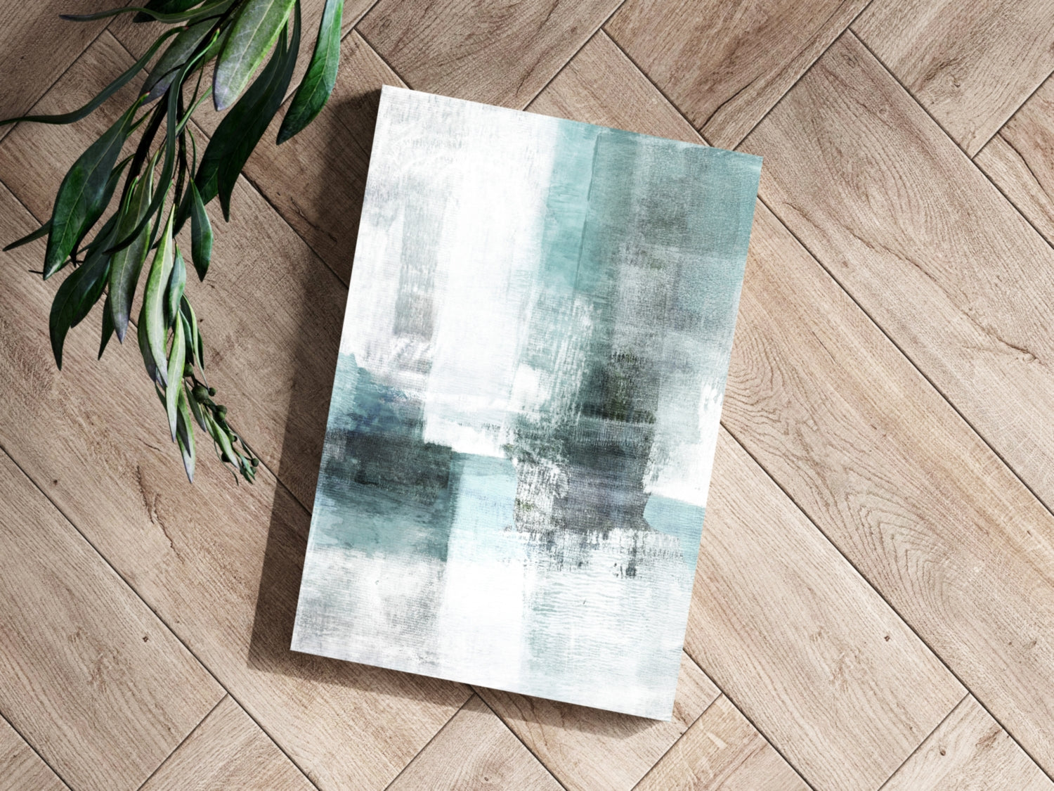 Abstract Aluminum Print.