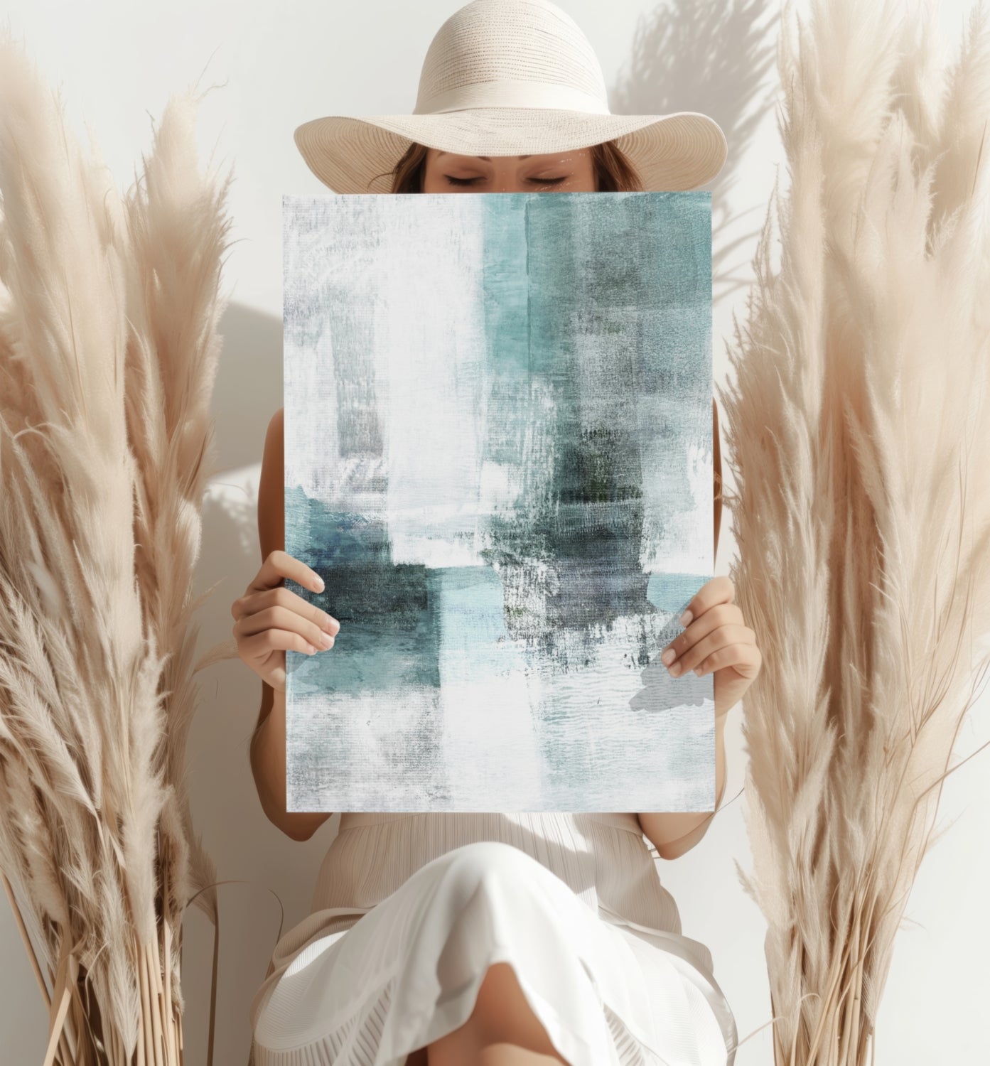 Abstract Aluminum Print.