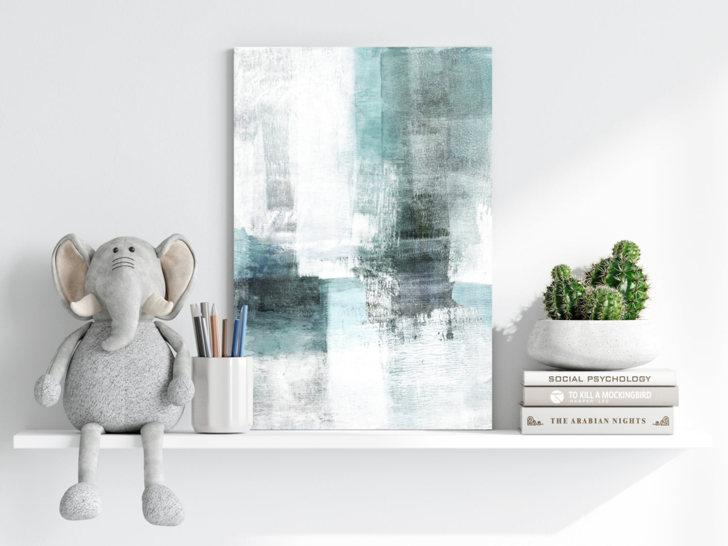 Abstract Aluminum Print.