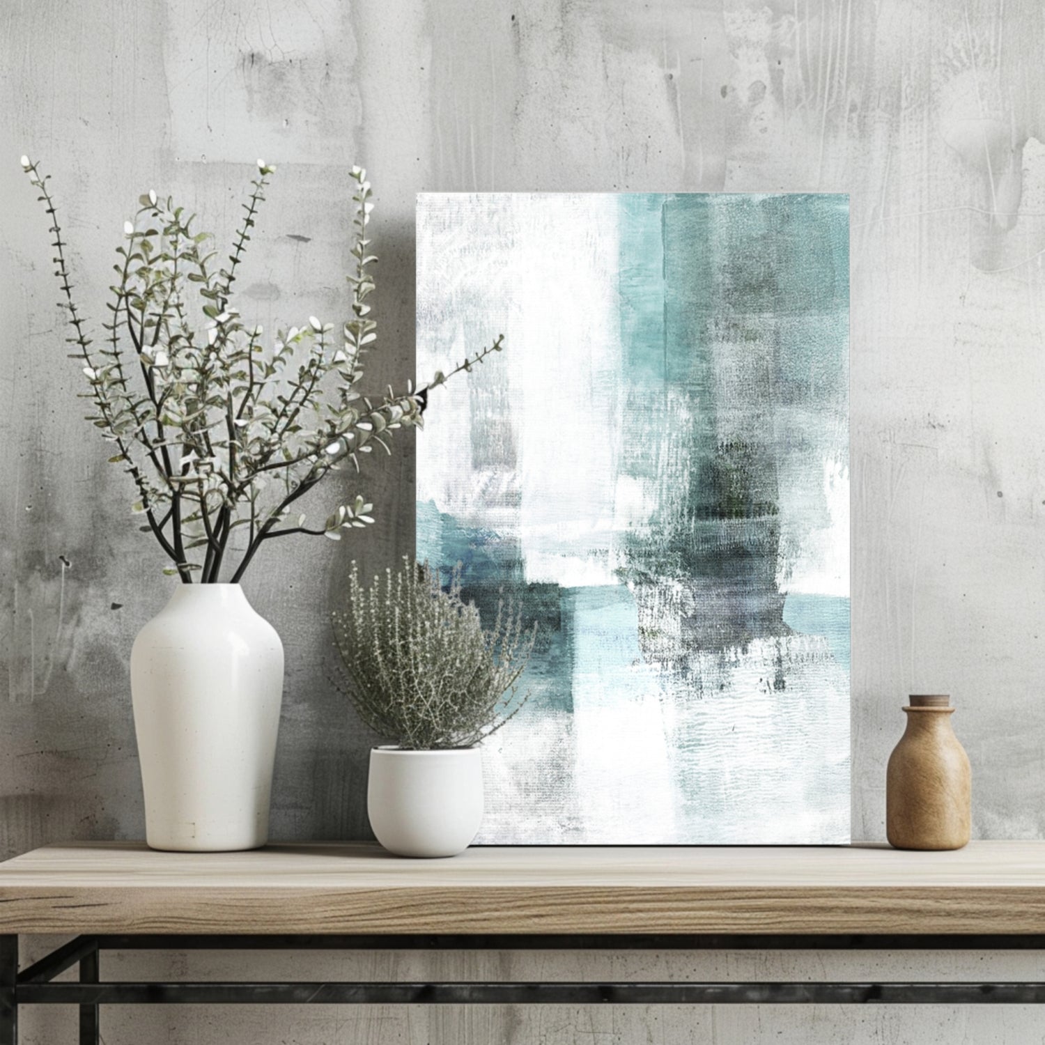 Abstract Aluminum Print.