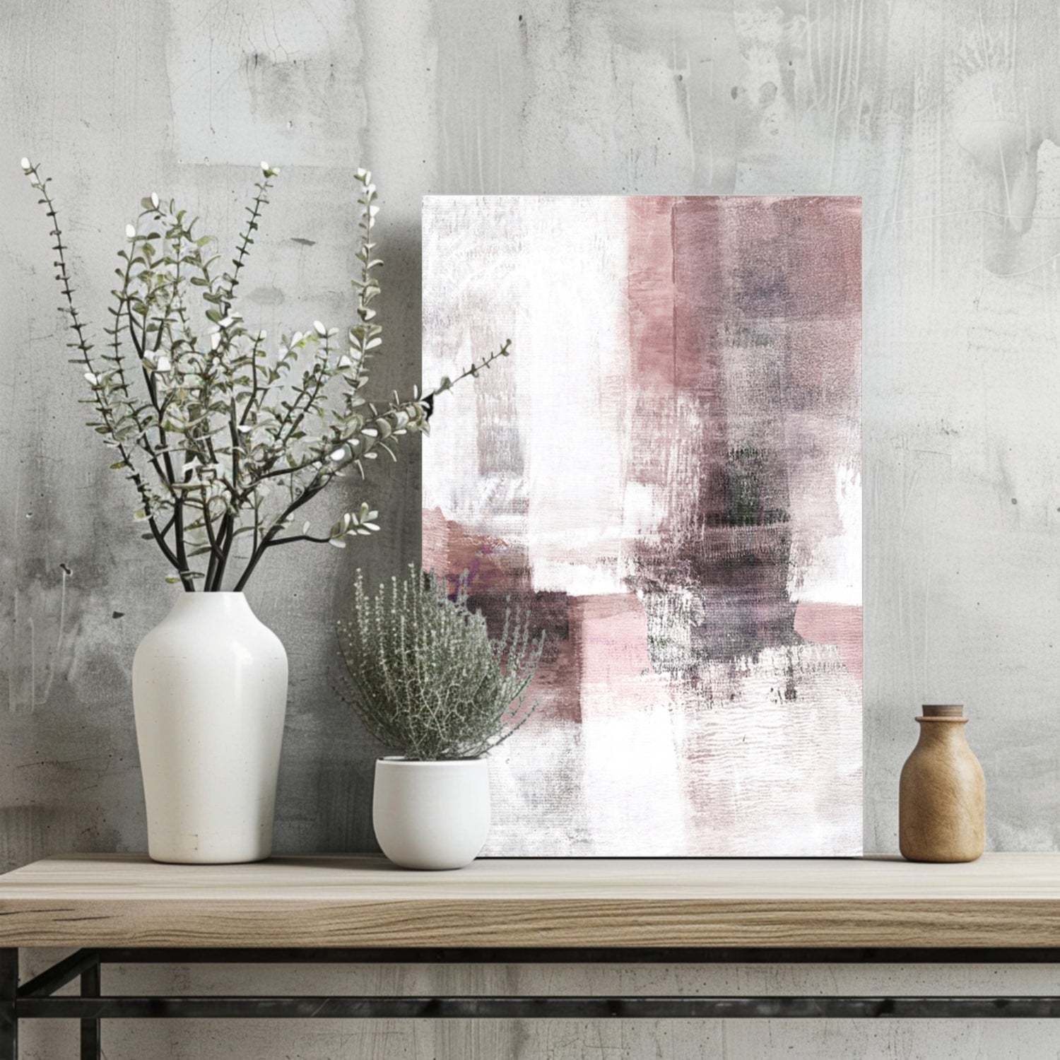 Abstract Aluminum Print.