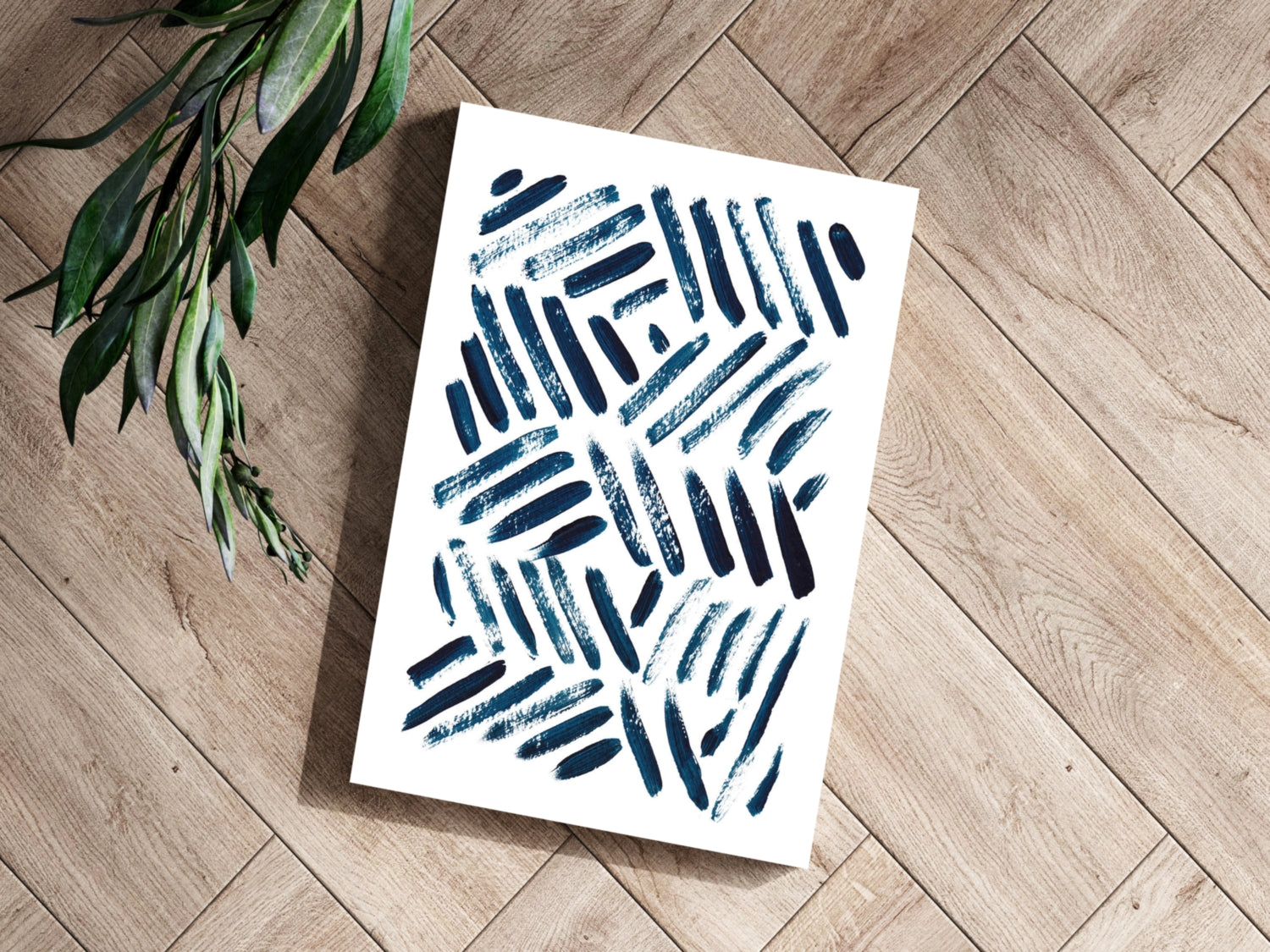 Abstract Lines Aluminum Print.