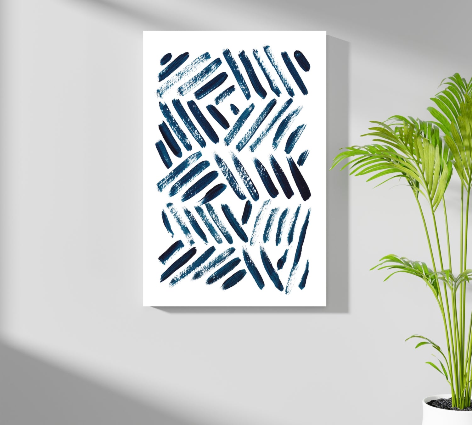 Abstract Lines Aluminum Print.