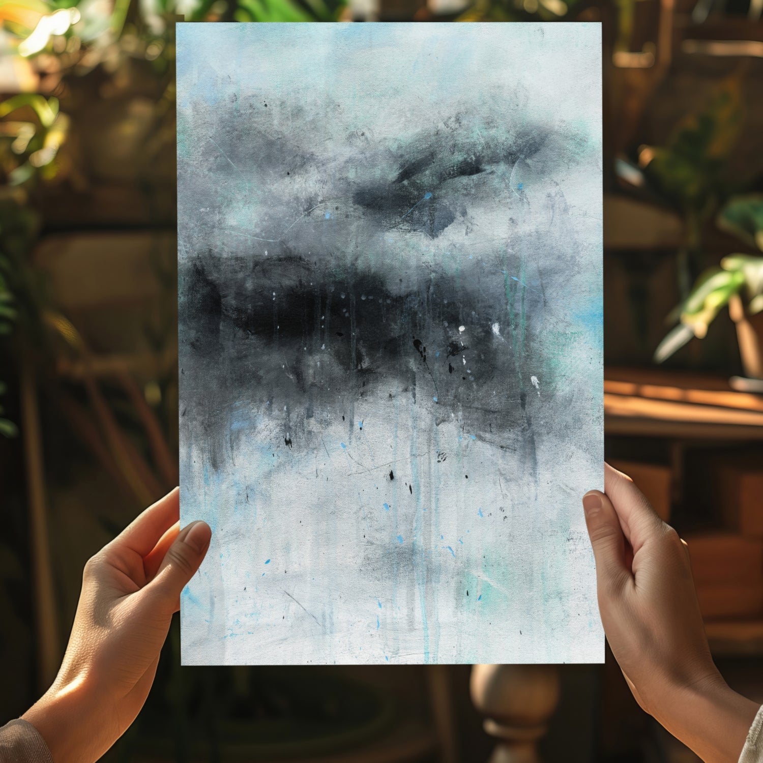 Abstract Aluminum Print.