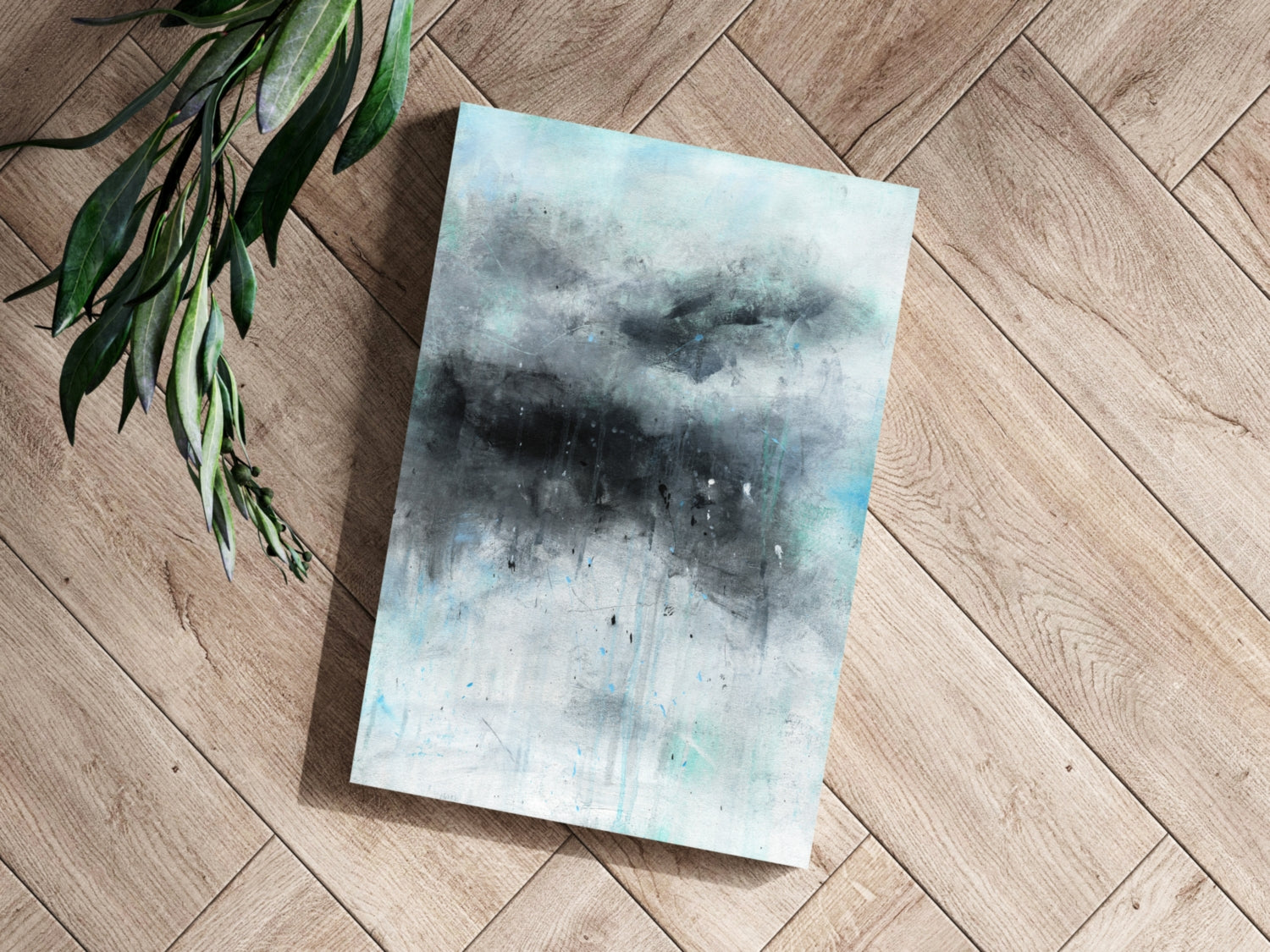 Abstract Aluminum Print.