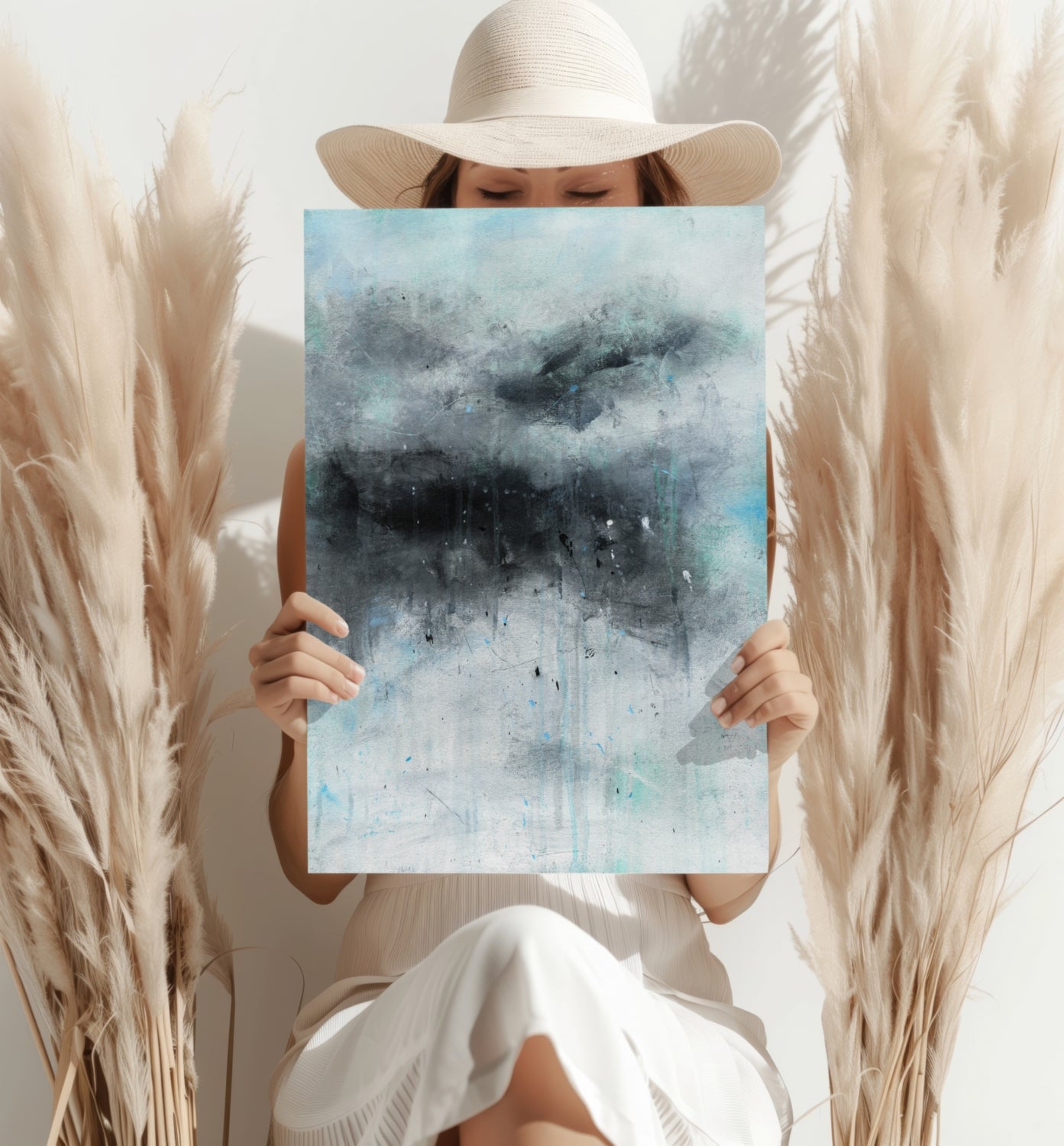 Abstract Aluminum Print.