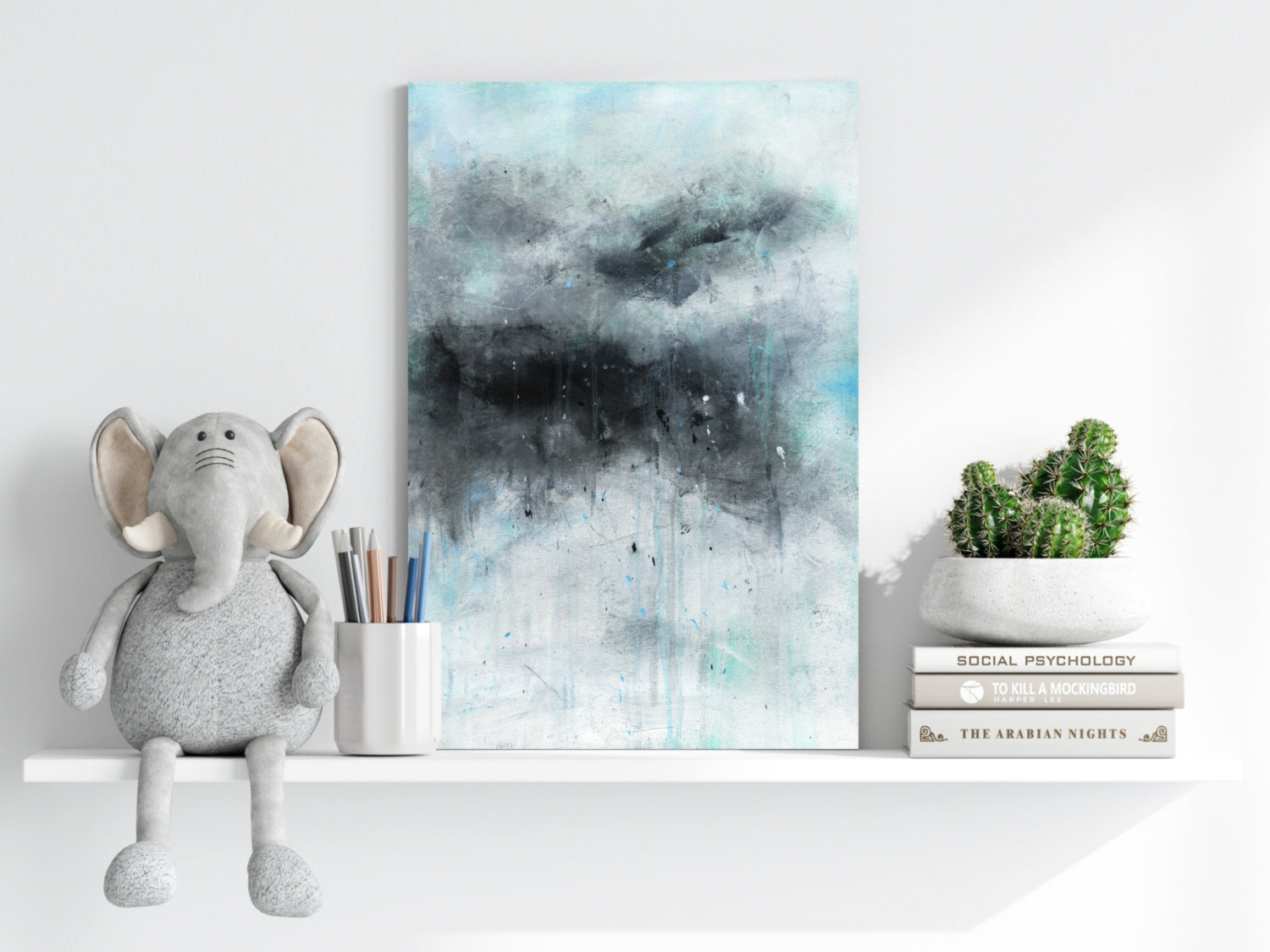 Abstract Aluminum Print.