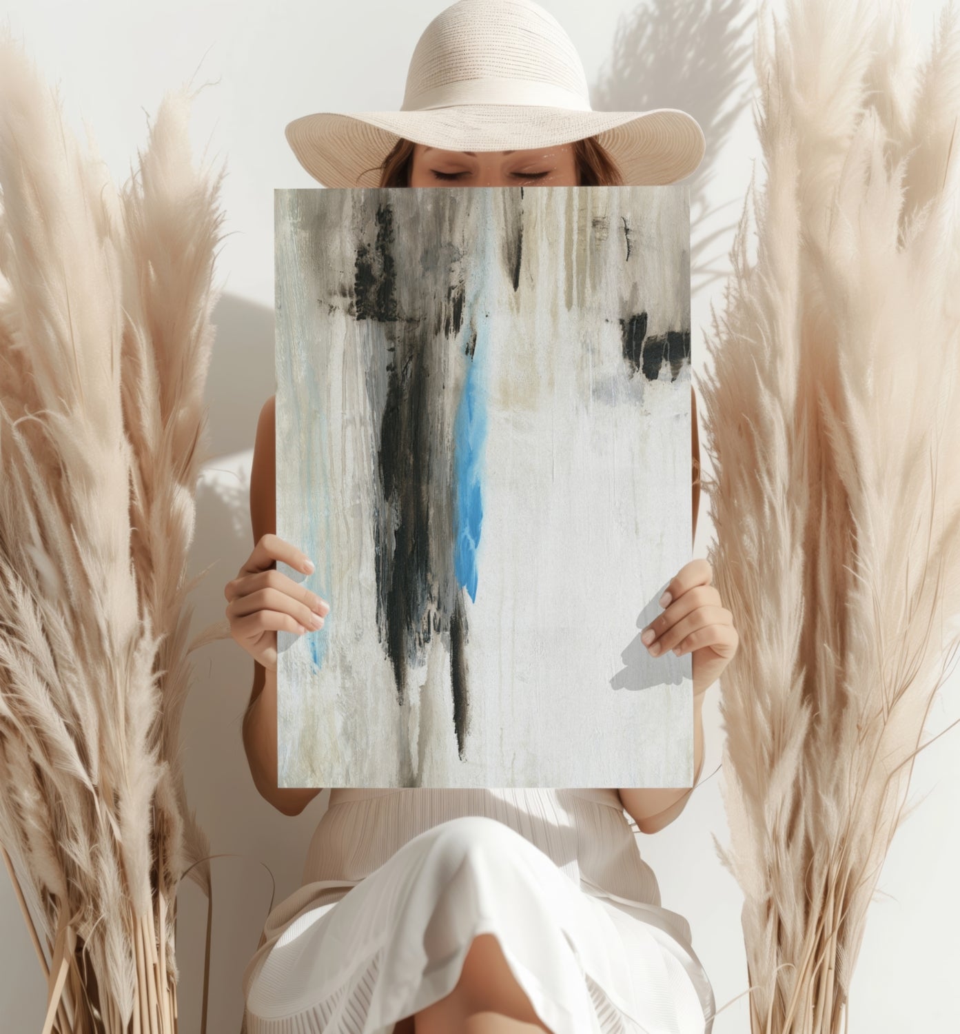 Abstract Aluminum Print.