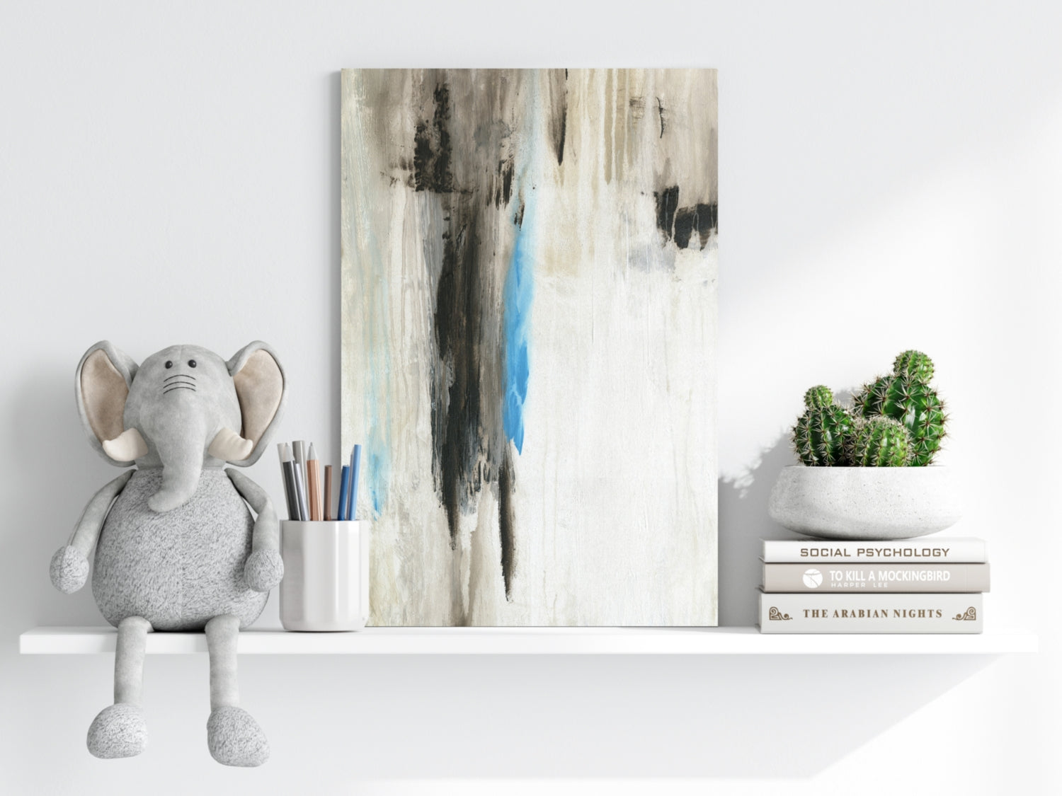 Abstract Aluminum Print.