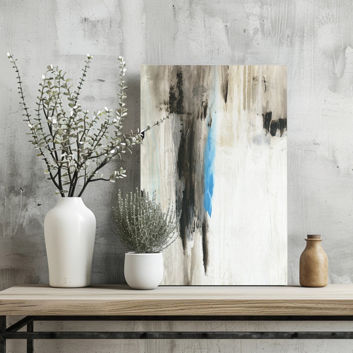 Abstract Aluminum Print.