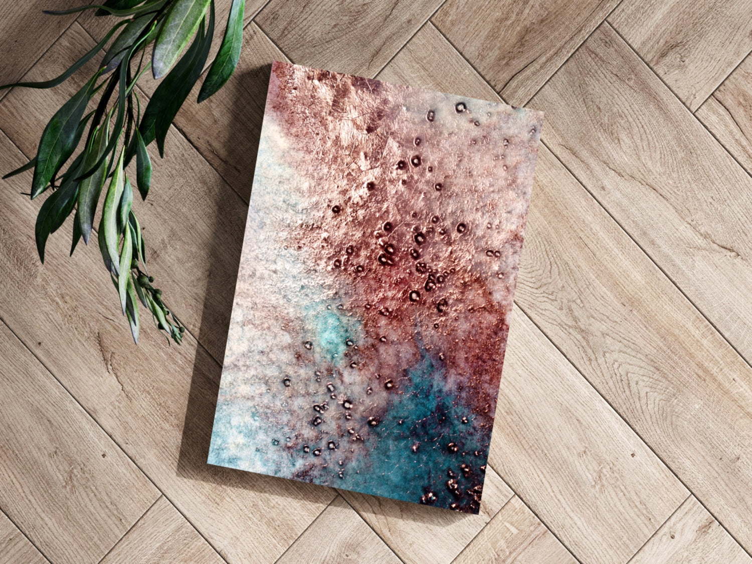 Abstract Aluminum Print.