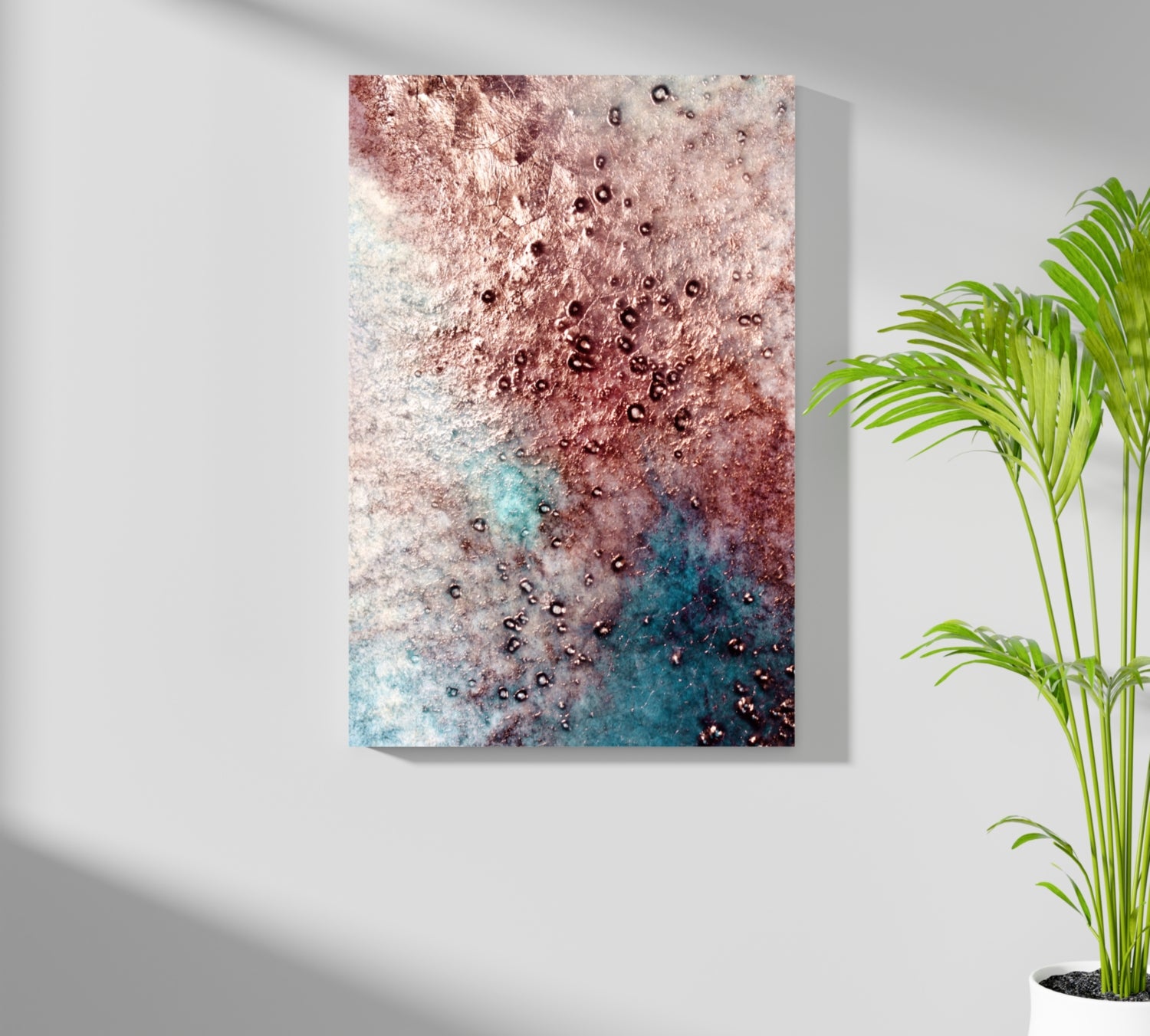 Abstract Aluminum Print.