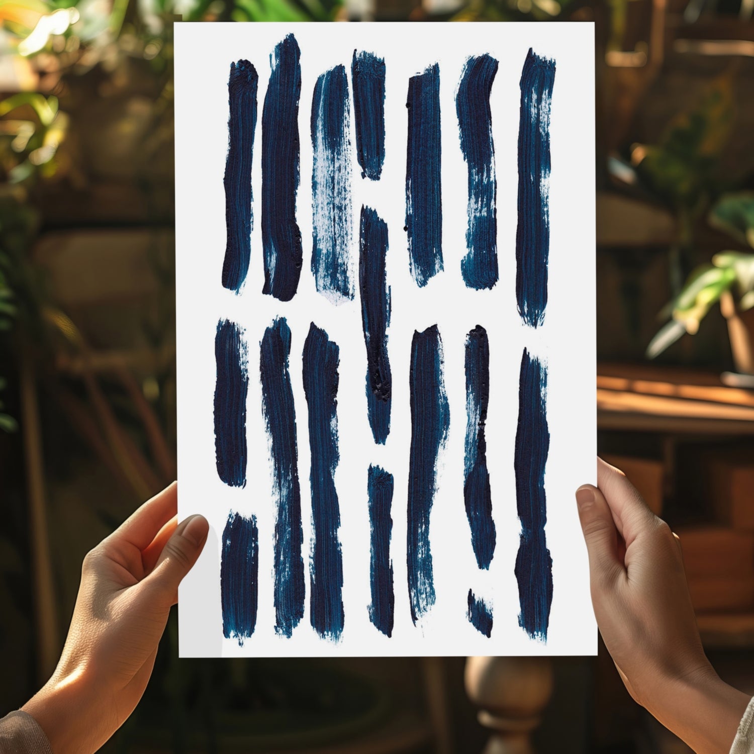 Abstract Lines Aluminum Print.