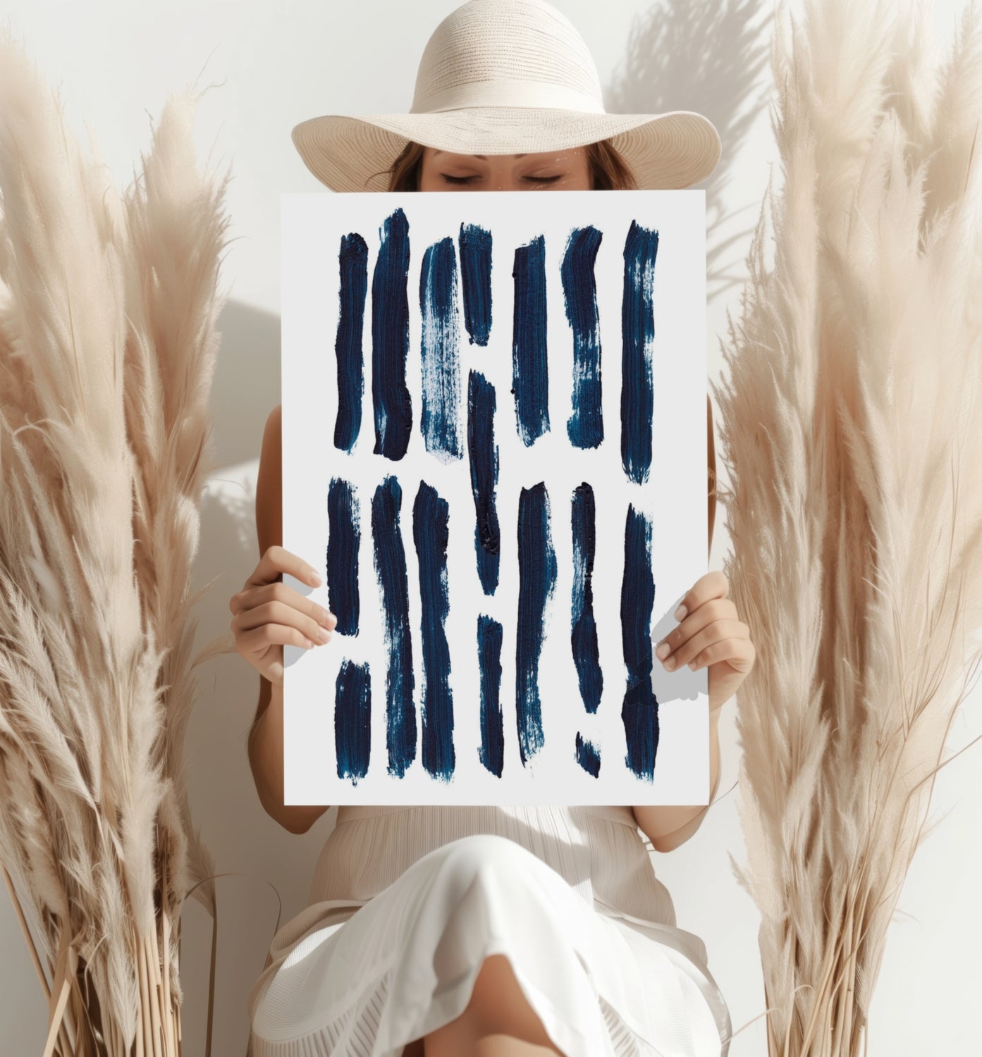 Abstract Lines Aluminum Print.