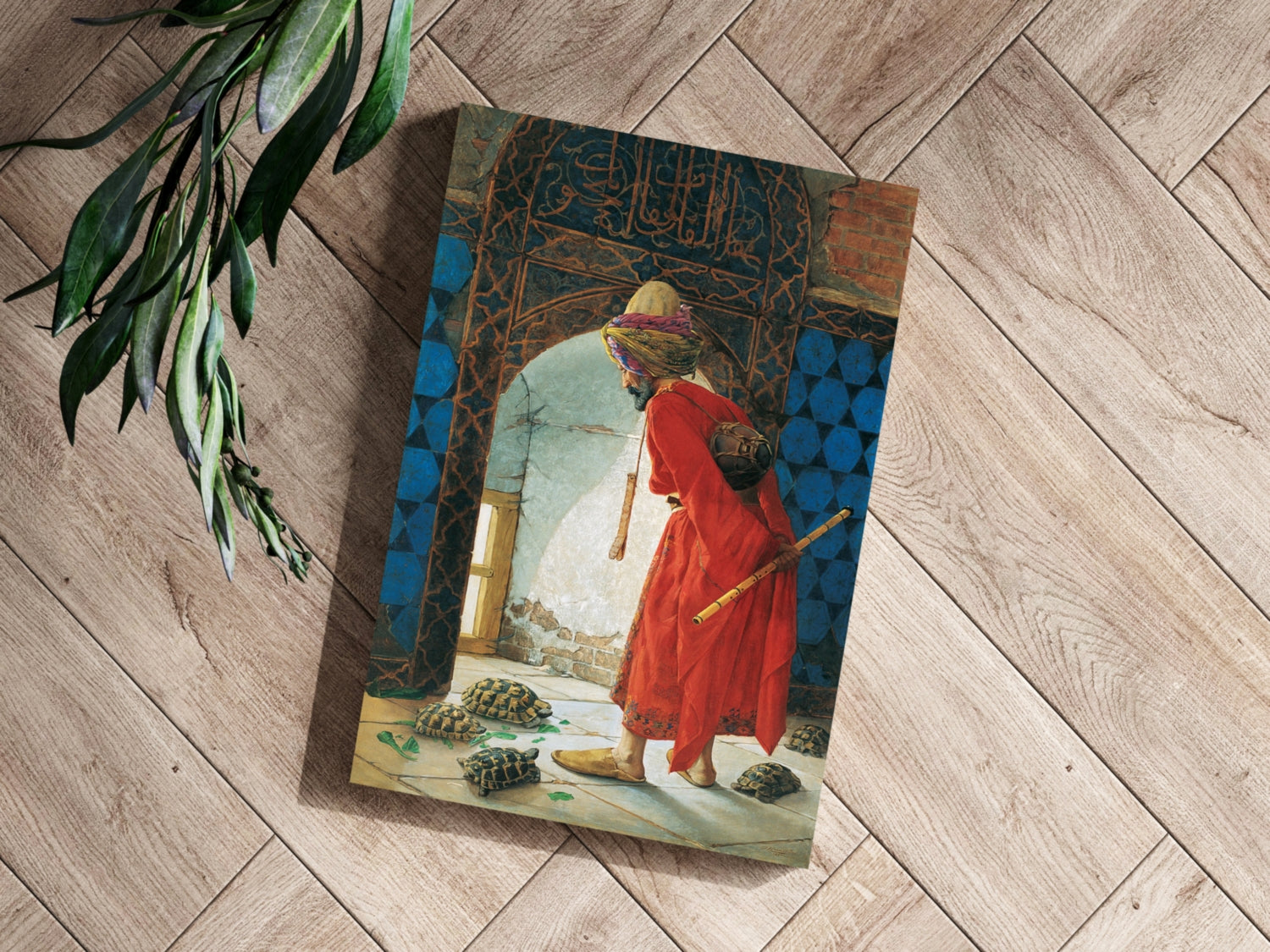 The Tortois Trainer Aluminum Print.