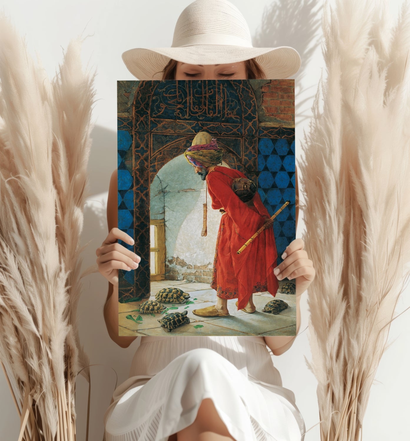 The Tortois Trainer Aluminum Print.