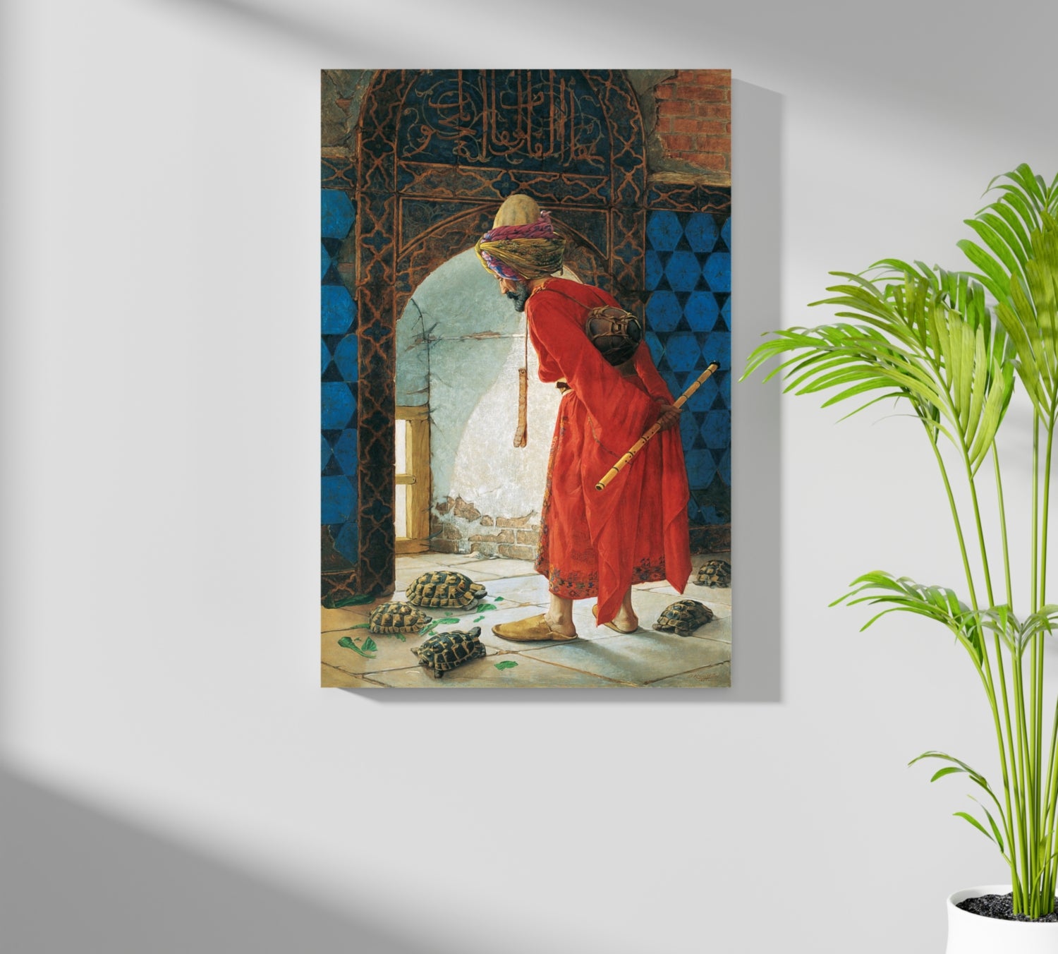 The Tortois Trainer Aluminum Print.