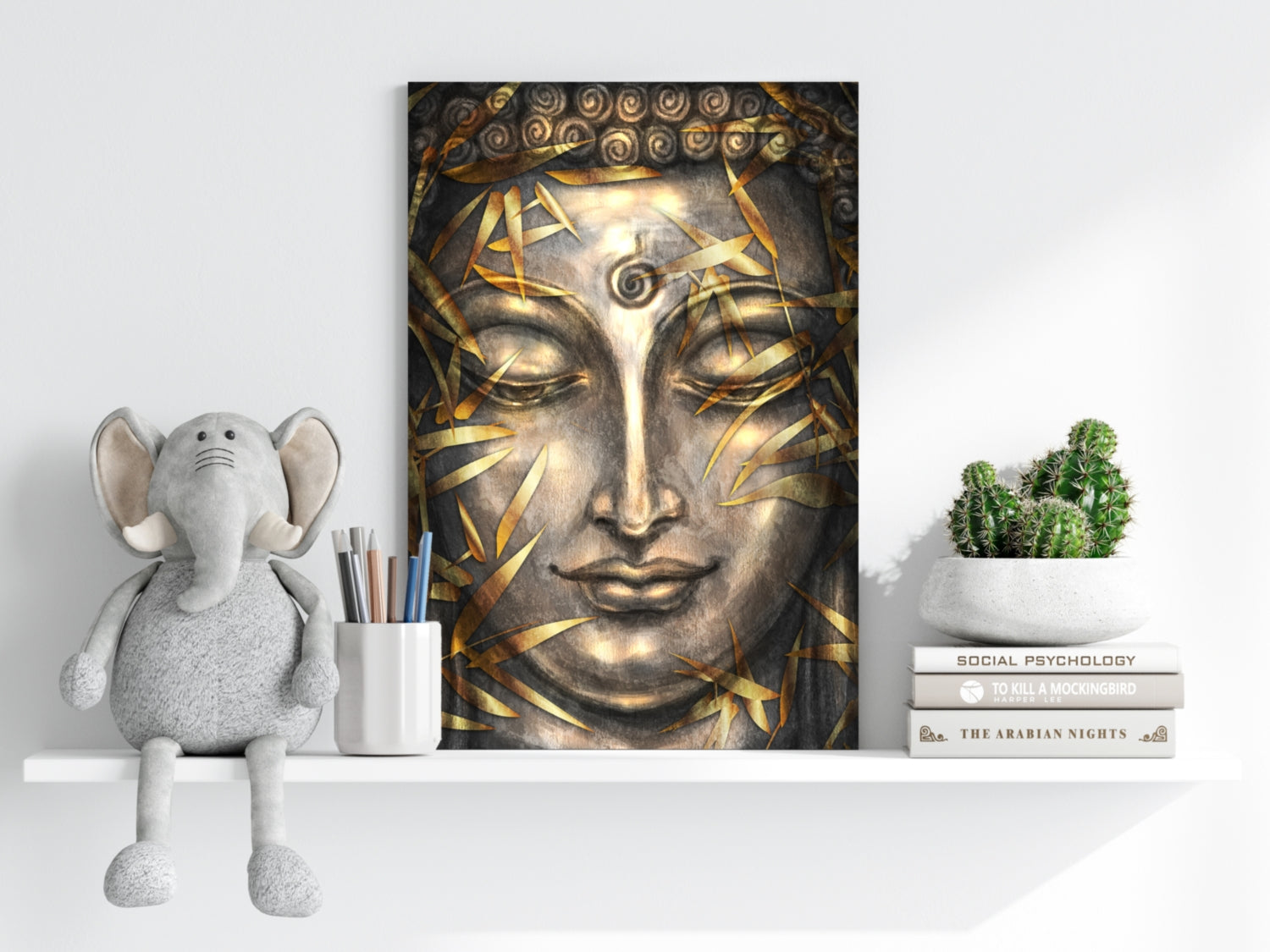 Buddha Aluminum Print.
