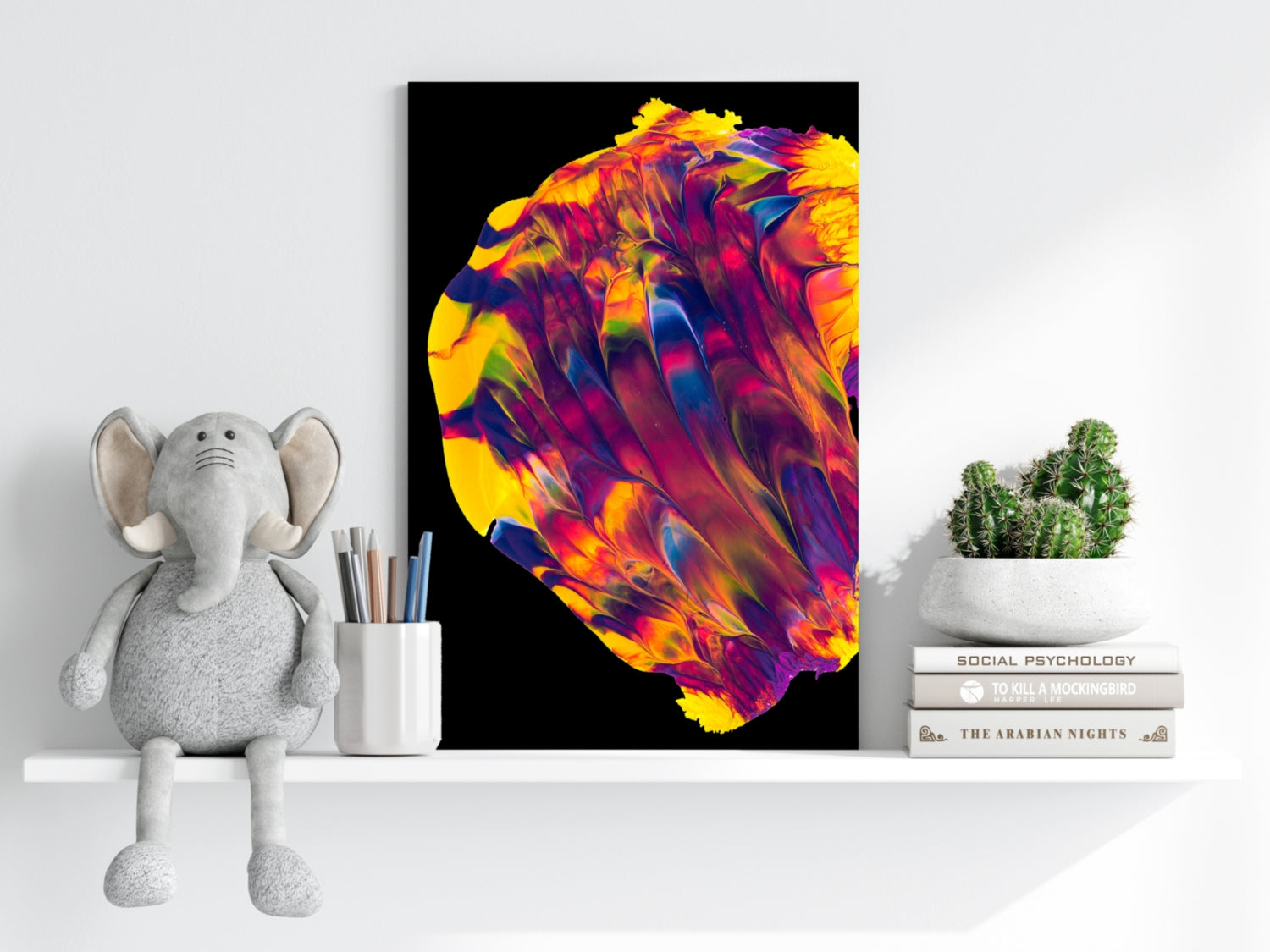 Abstract Art Aluminum Print.