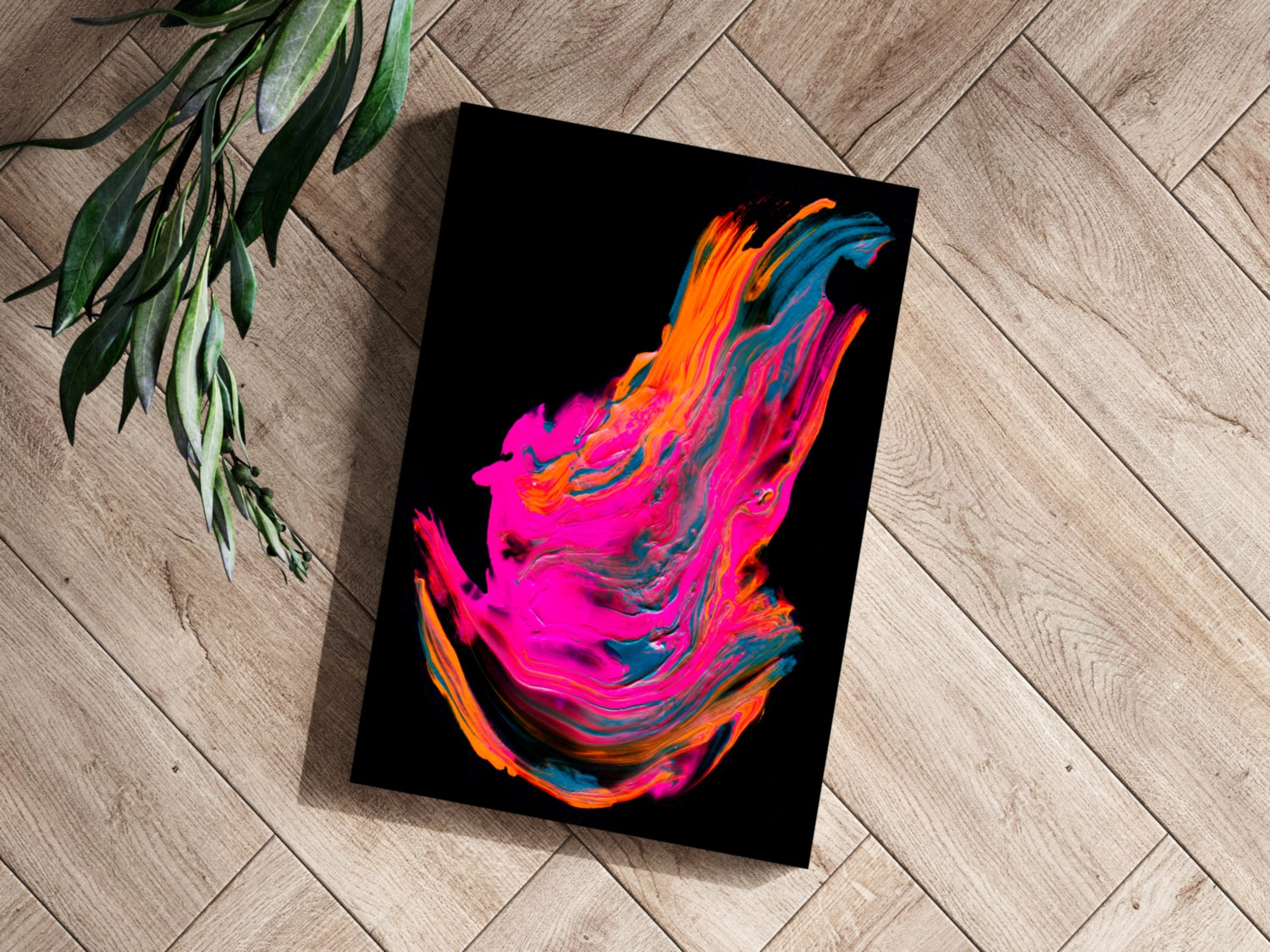 Abstract Art Aluminum Print.