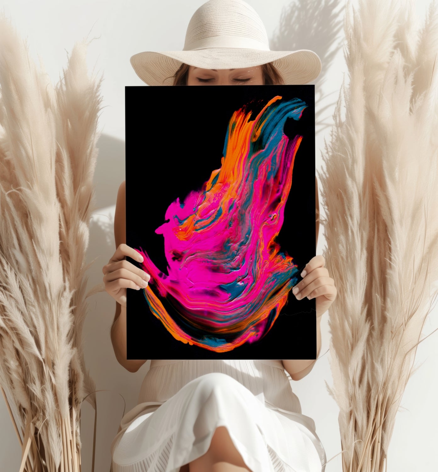 Abstract Art Aluminum Print.