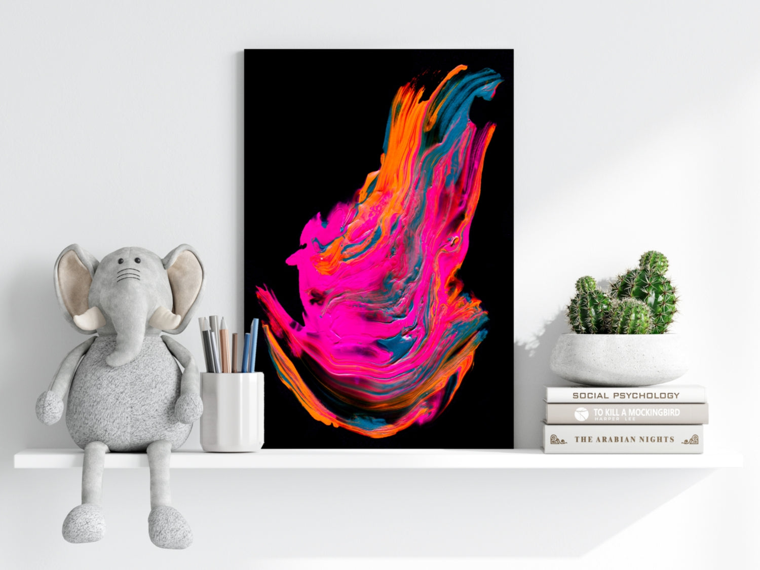 Abstract Art Aluminum Print.