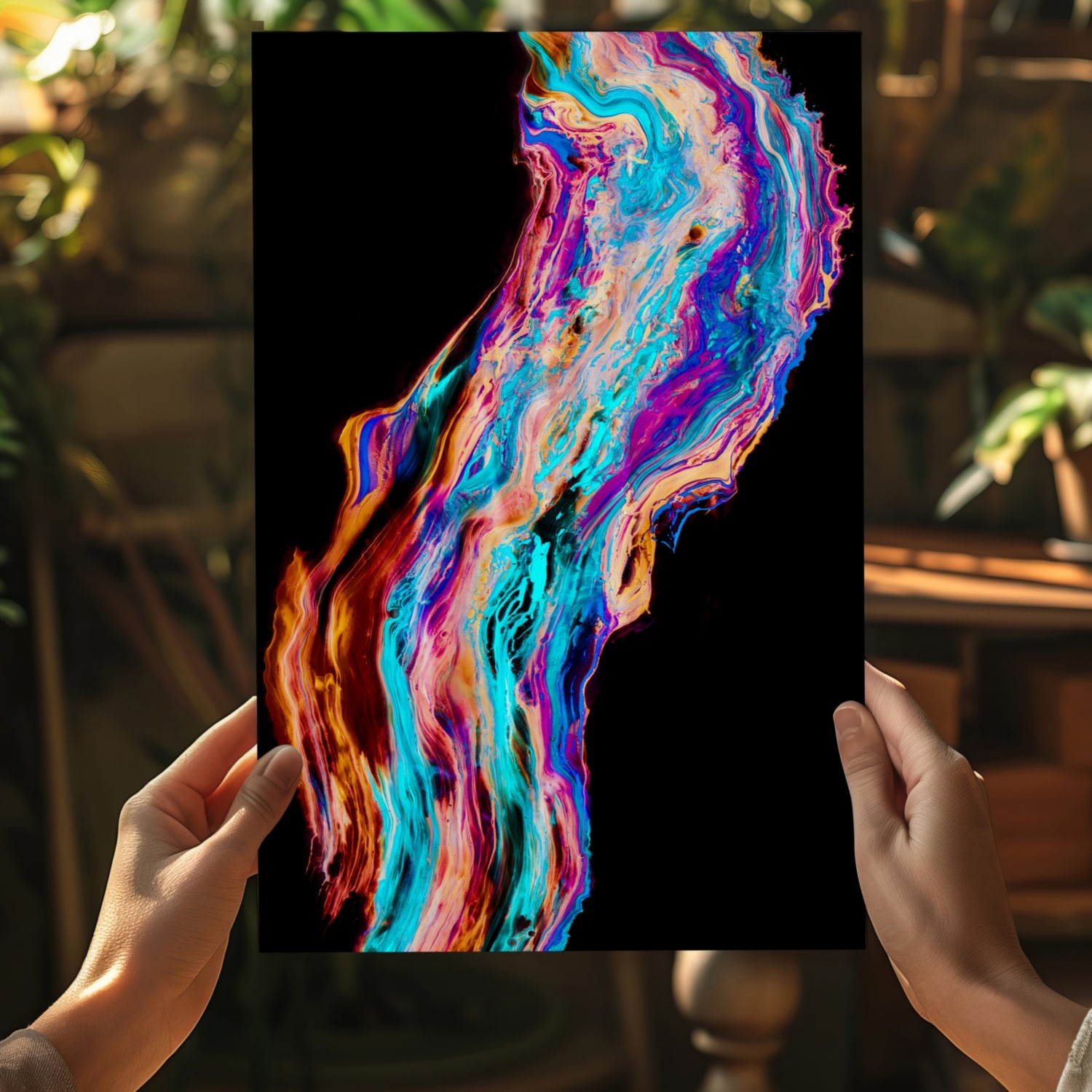 Abstract Art Aluminum Print.