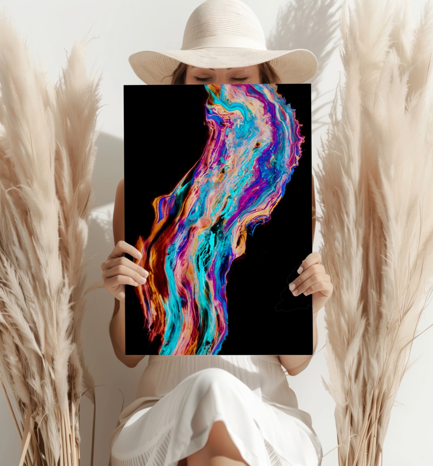 Abstract Art Aluminum Print.