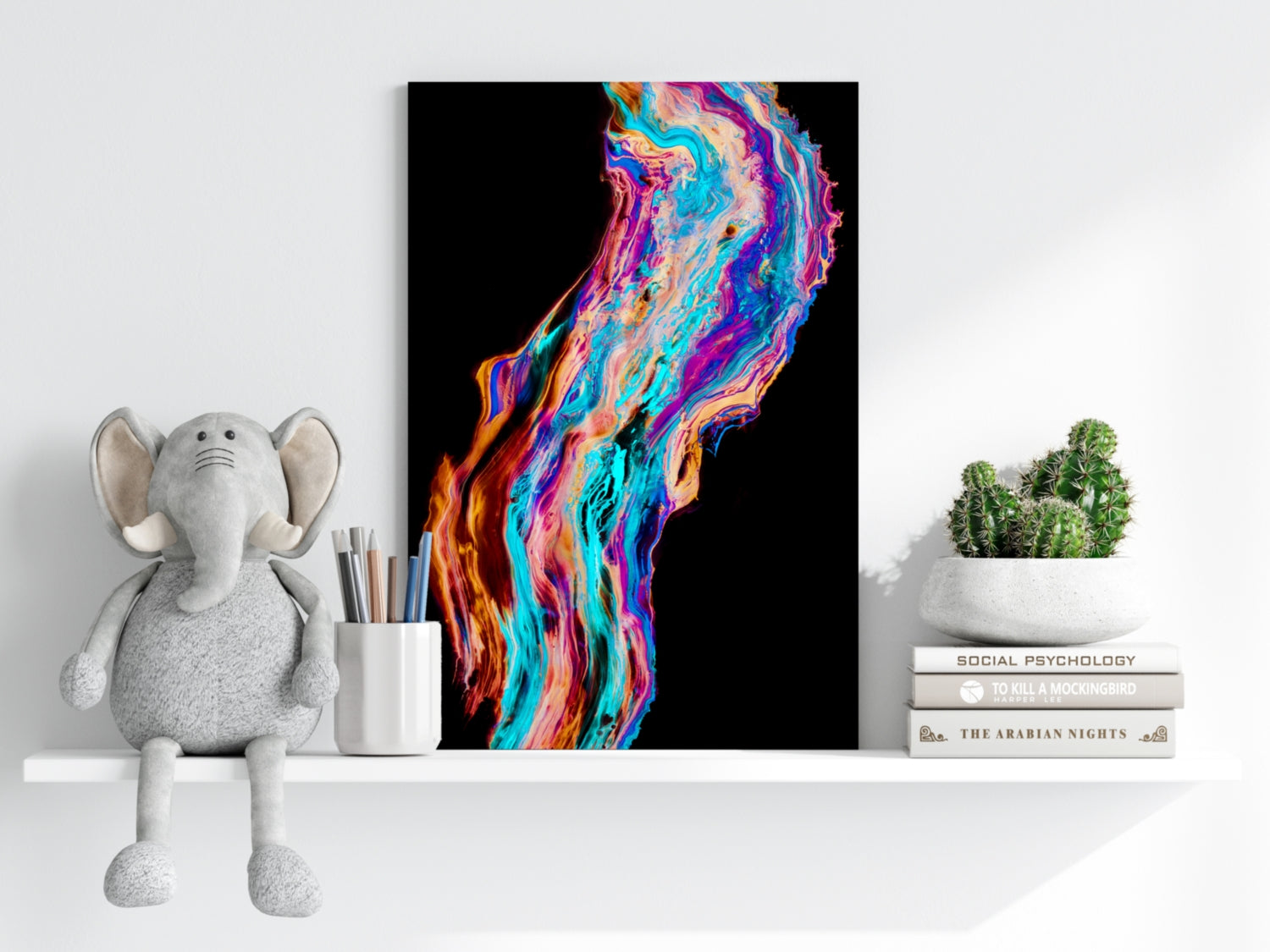 Abstract Art Aluminum Print.