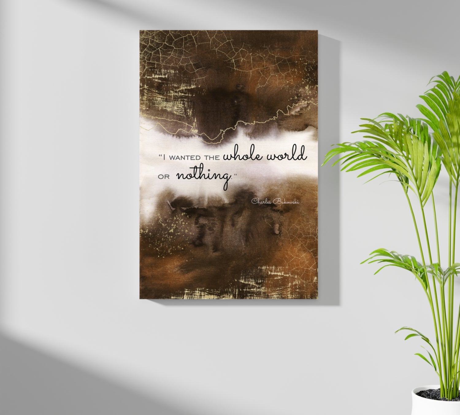 Bukowski Aluminum Print.