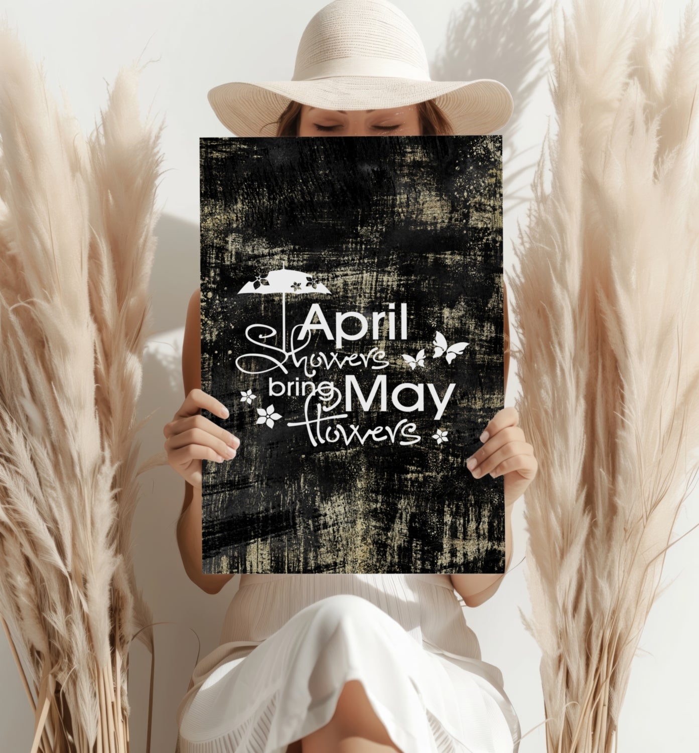 April Showers Aluminum Print.