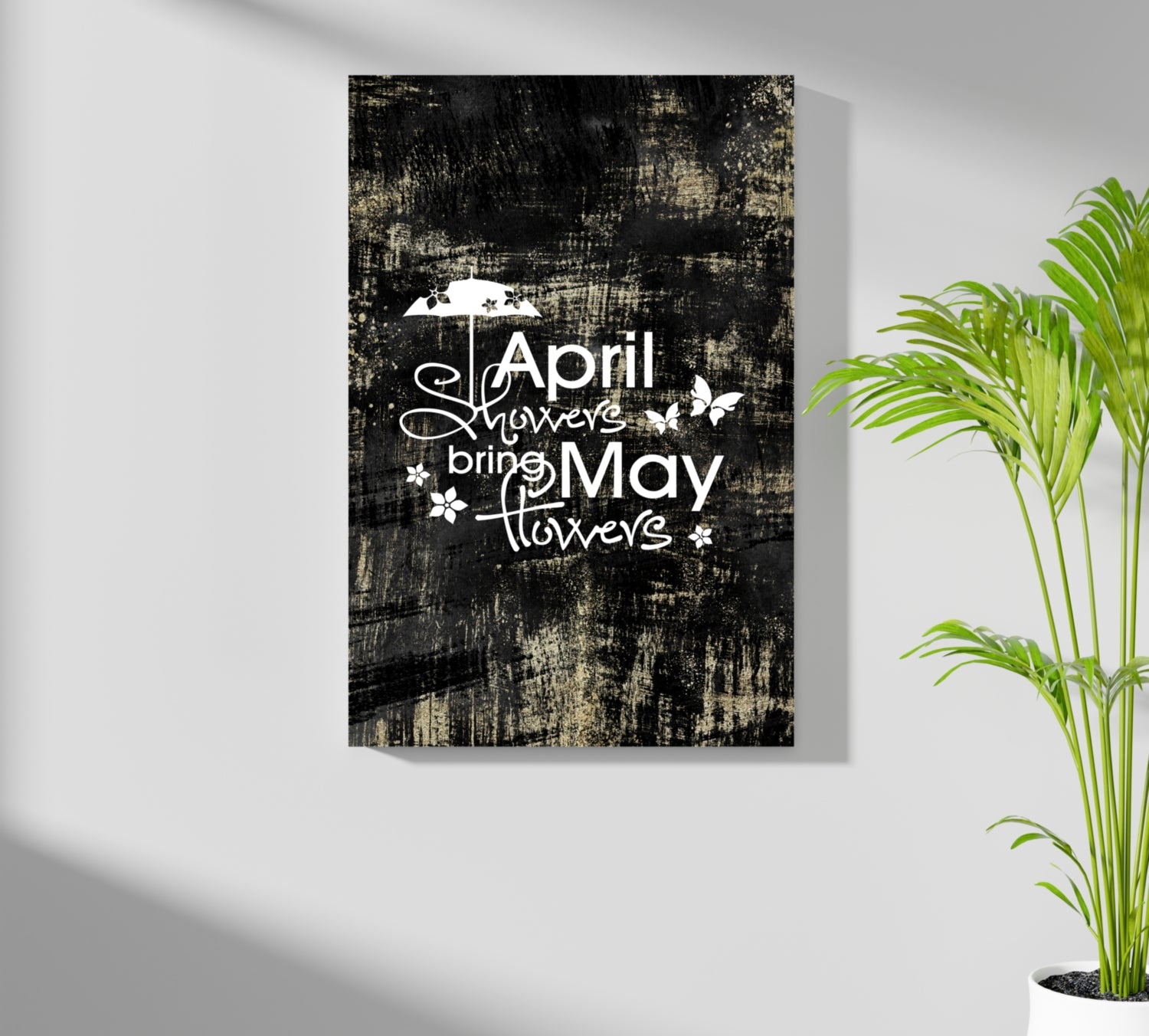 April Showers Aluminum Print.