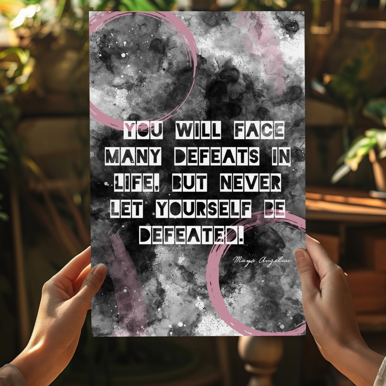 Angelou Aluminum Print.