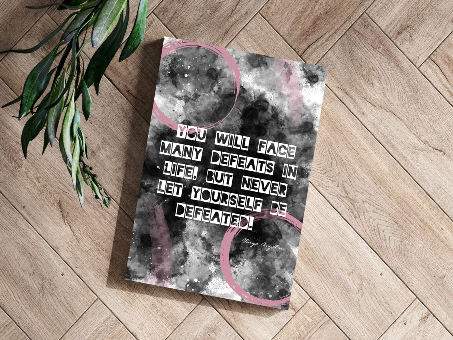 Angelou Aluminum Print.