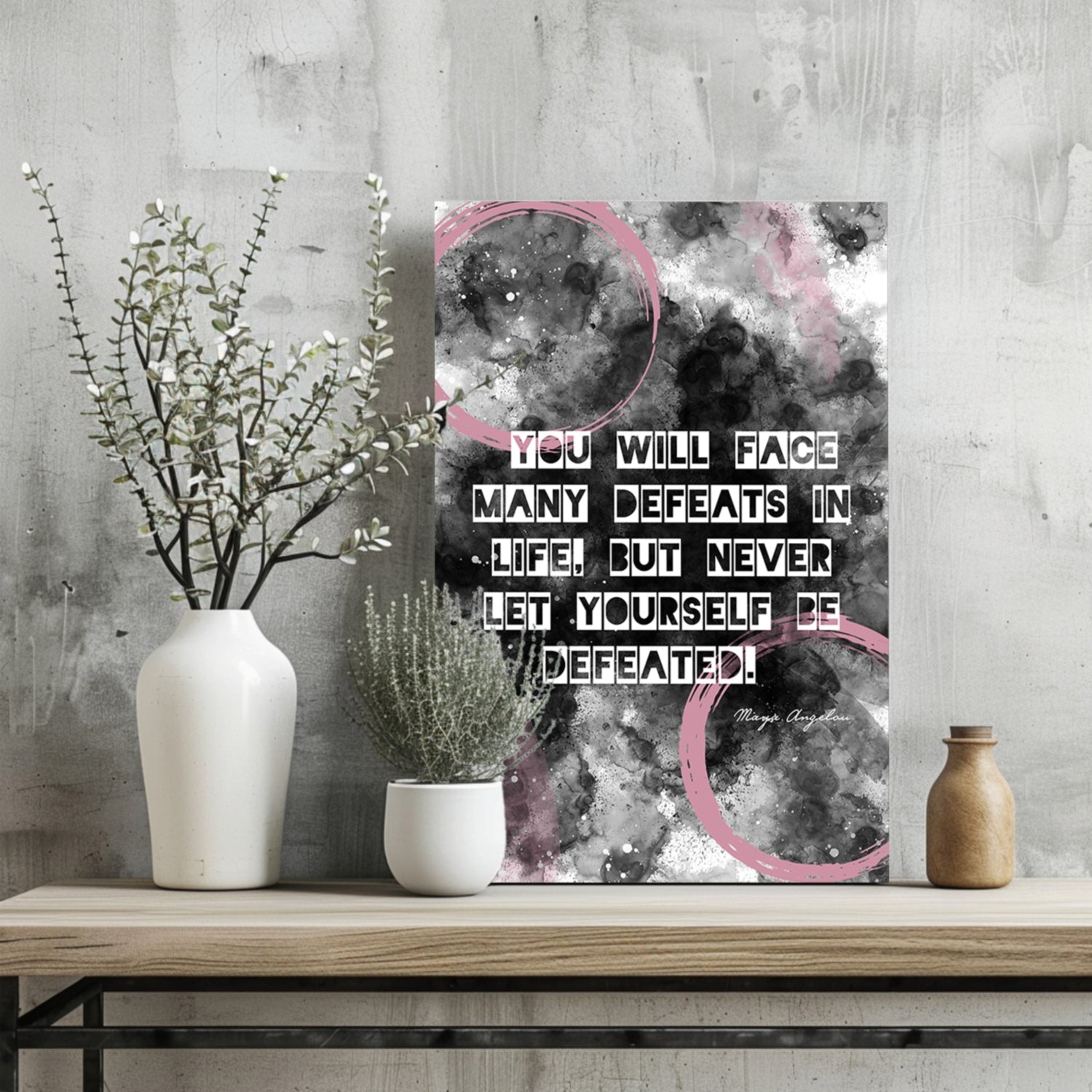 Angelou Aluminum Print.