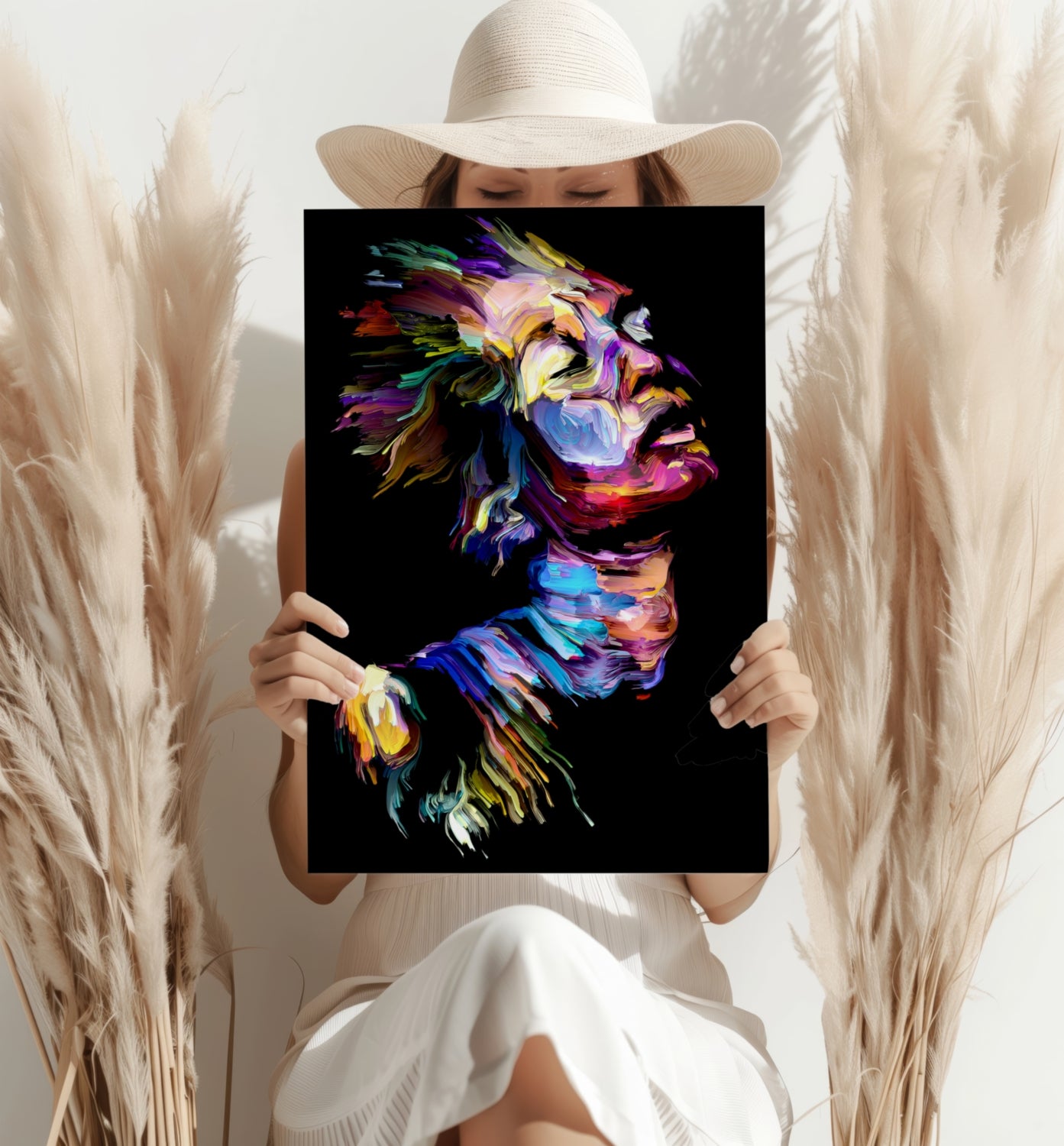 Woman Aluminum Print.