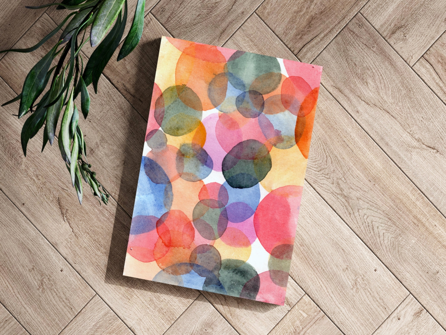 Abstract Aluminum Print.