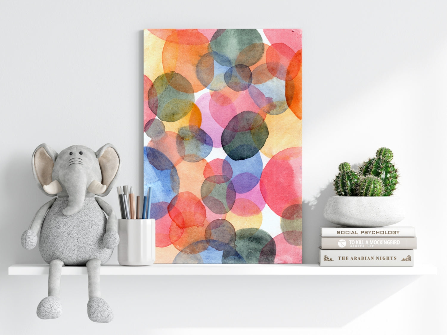 Abstract Aluminum Print.